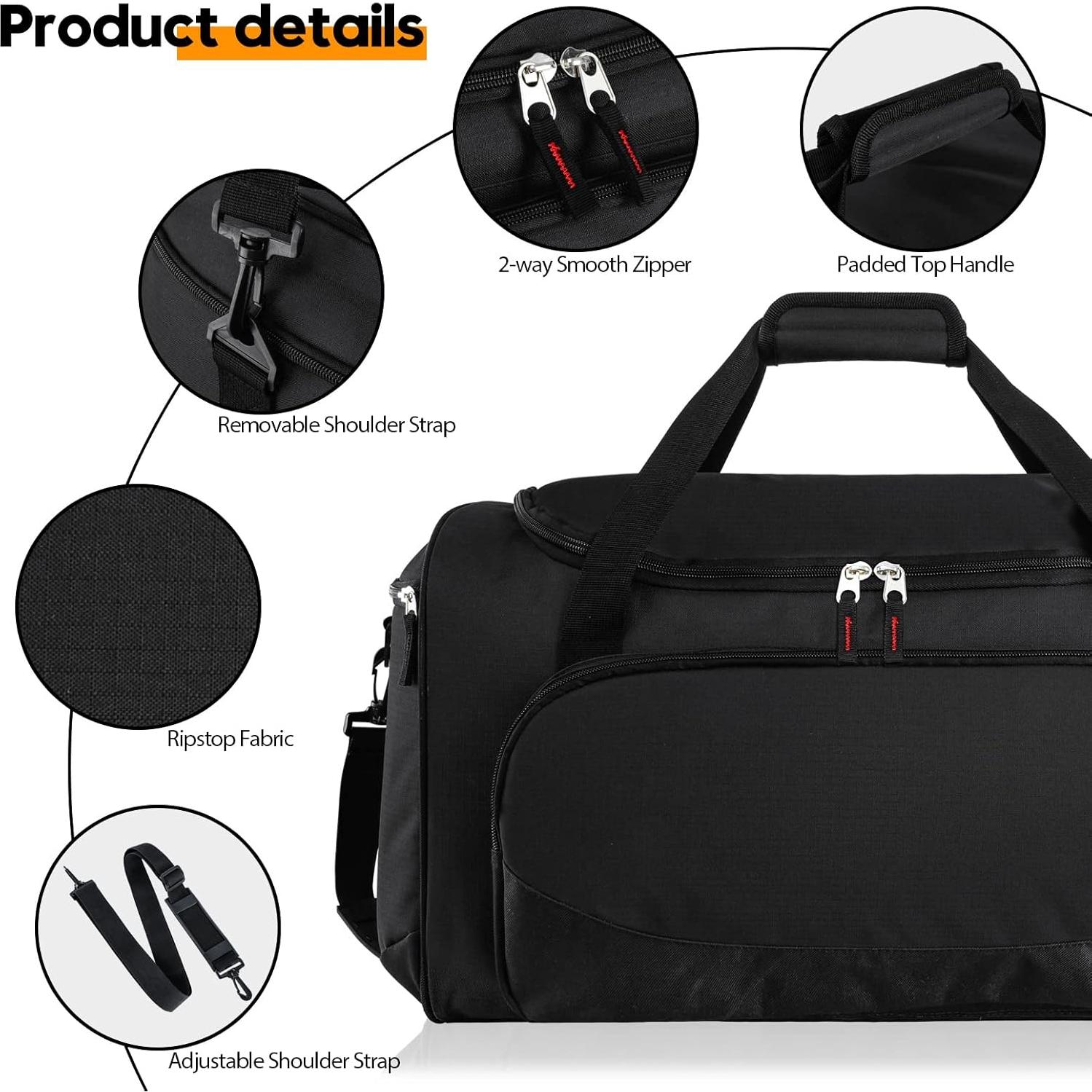Bolsa de Gimnasio Uarition 55L para Hombres - Duffle Duradera