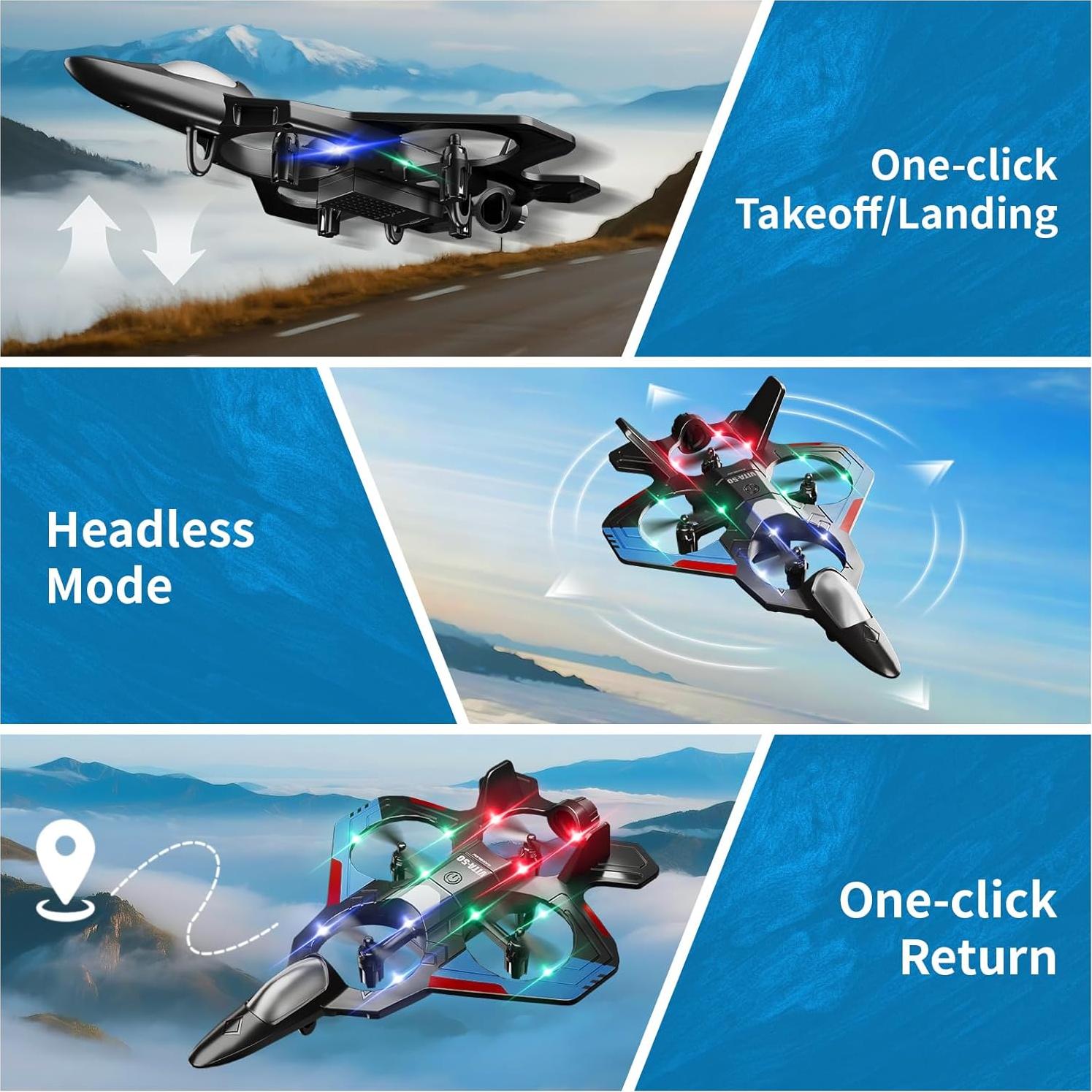 Avión RC de Espuma Tubokoro XWG-4DV50, 30 min Vuelo