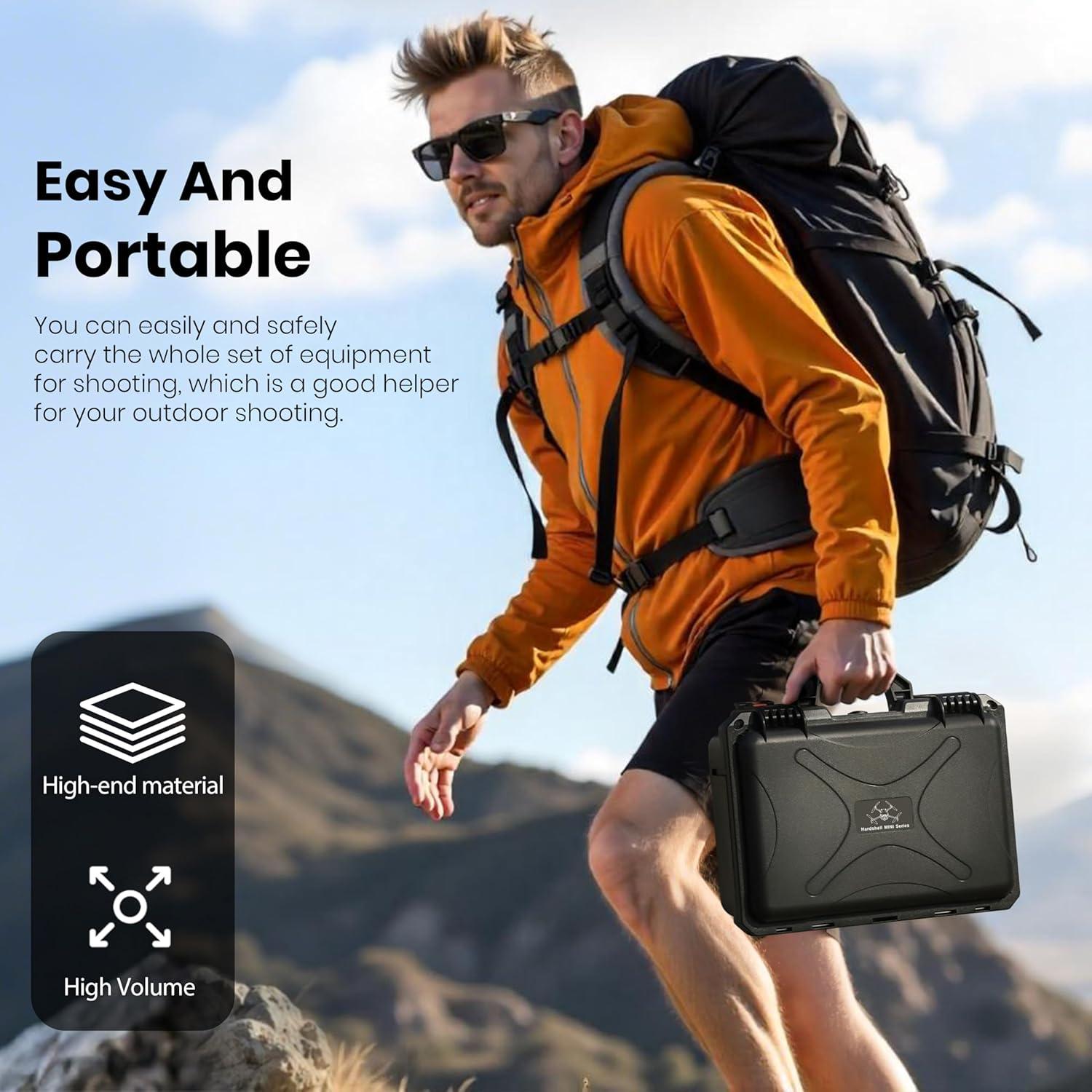 Funda Dura Impermeable STARTRC para DJI Mini 5 Pro y Accesorios