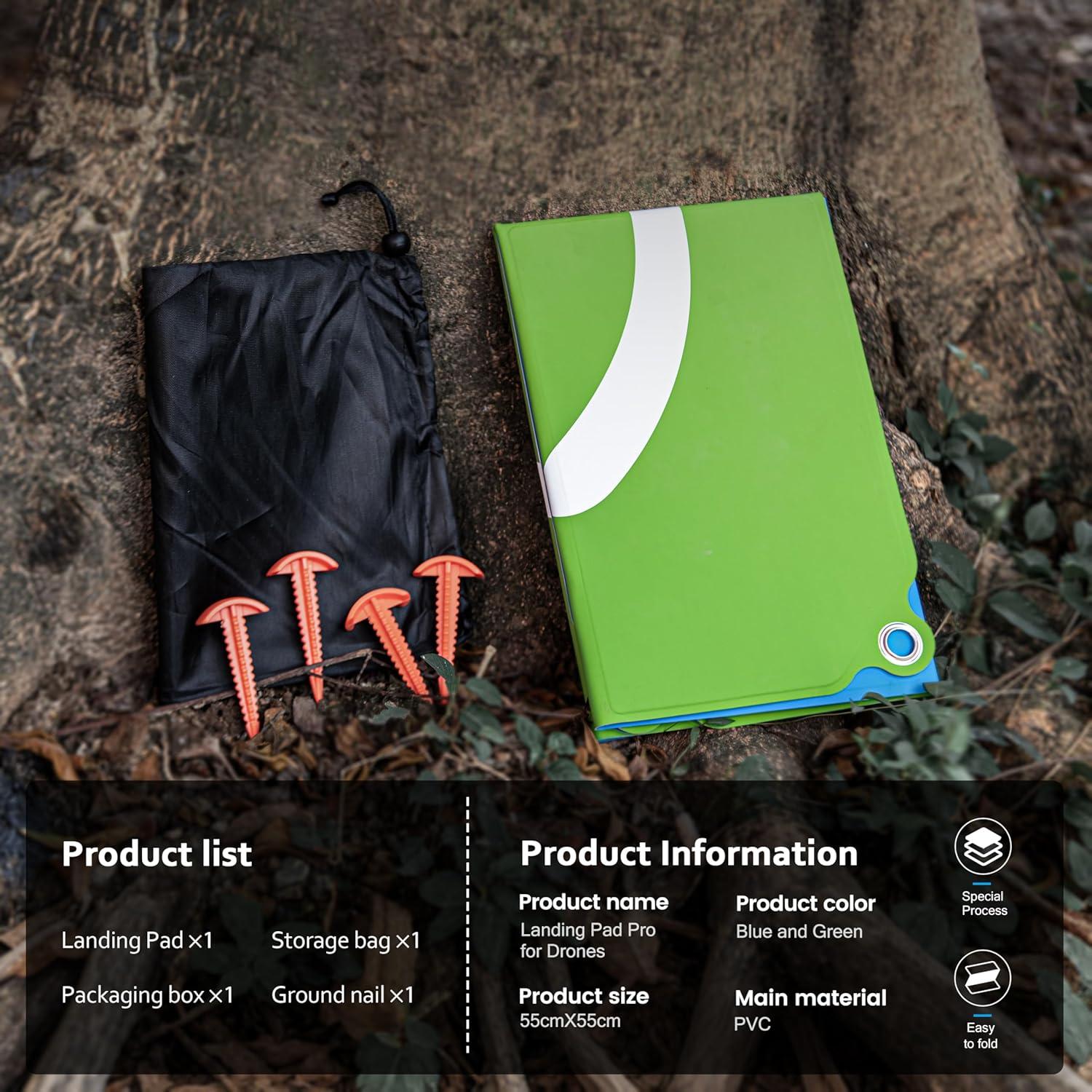 Plataforma de Aterrizaje Plegable STARTRC PHOTO 55x55cm Drones