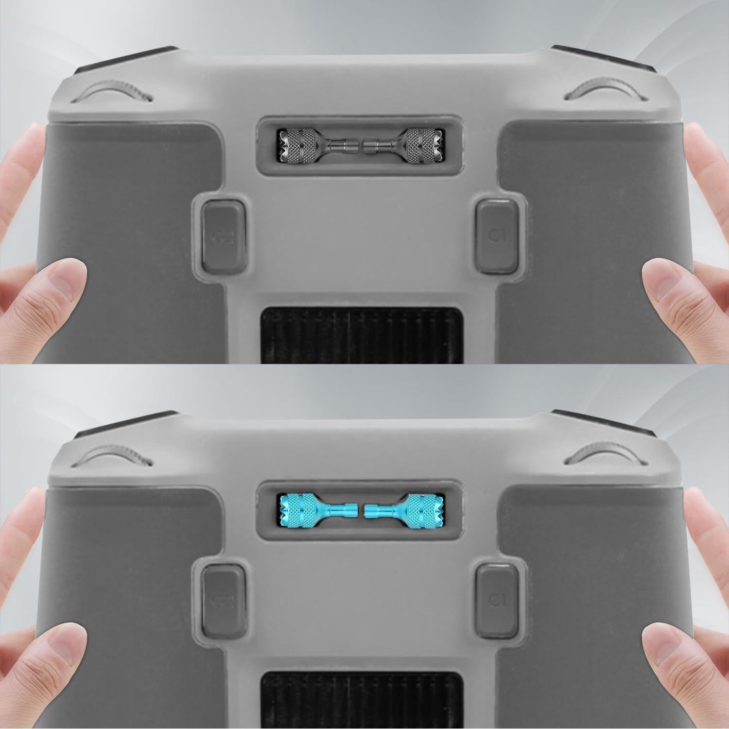 4 Palancas de Controlador de Drone DJI Mini 3 Pro - Azul Claro y Azul