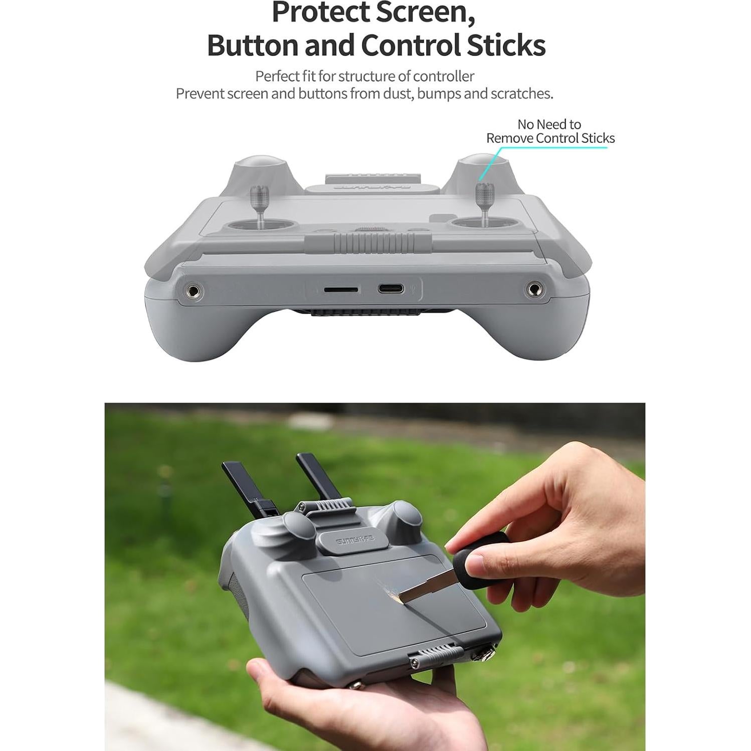 Cubierta Protectora Sinyutia para Controlador RC 2 Dji Mini 5 Pro