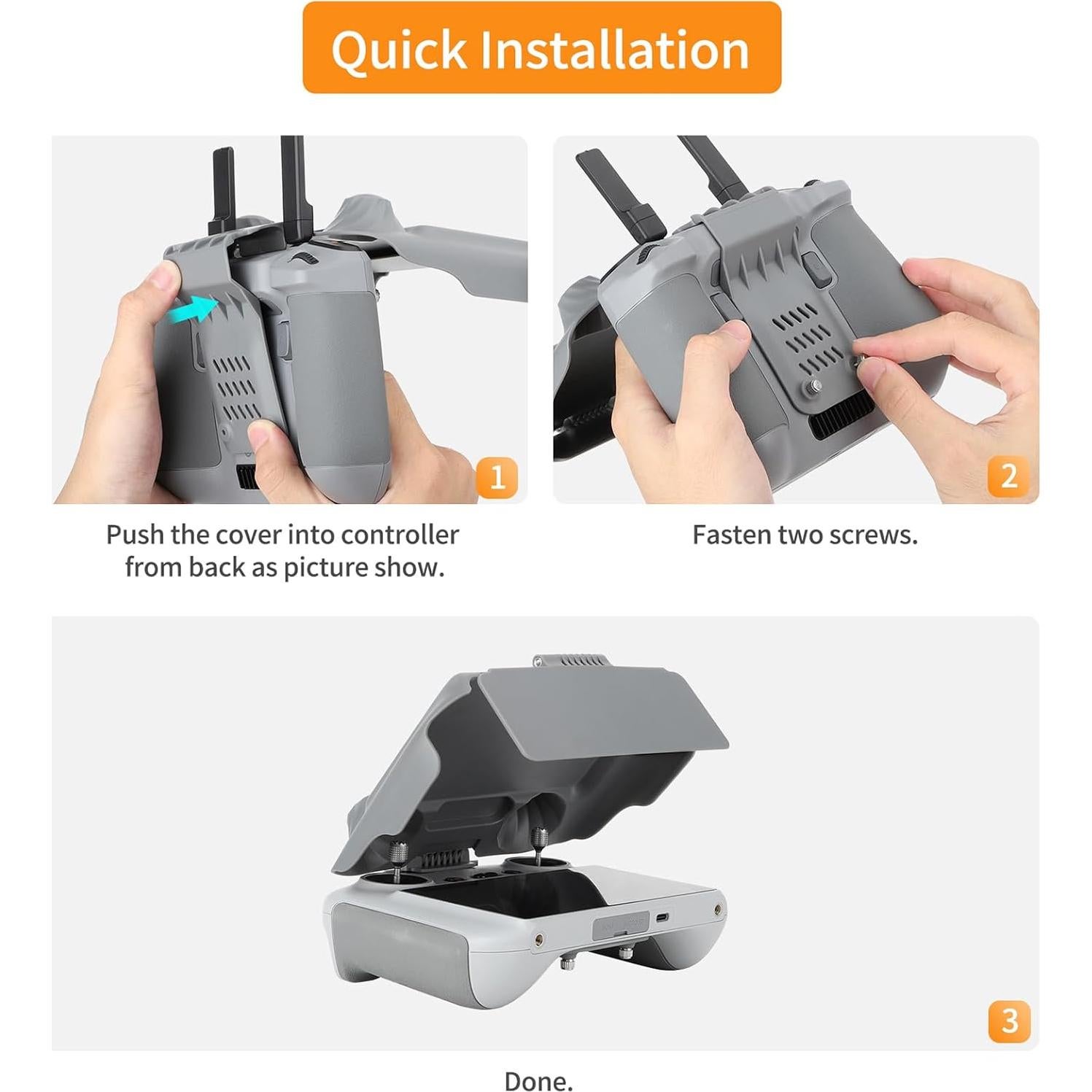 Cubierta Protectora Sinyutia para Controlador RC 2 Dji Mini 5 Pro