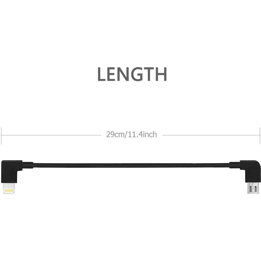 Cable OTG Micro USB a iPhone AxPower 1m para DJI Mavic