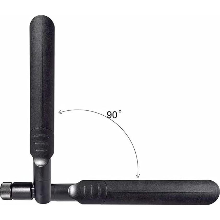 Antena WiFi Doble Banda 8dBi Queenti + Cables Pigtail 15cm