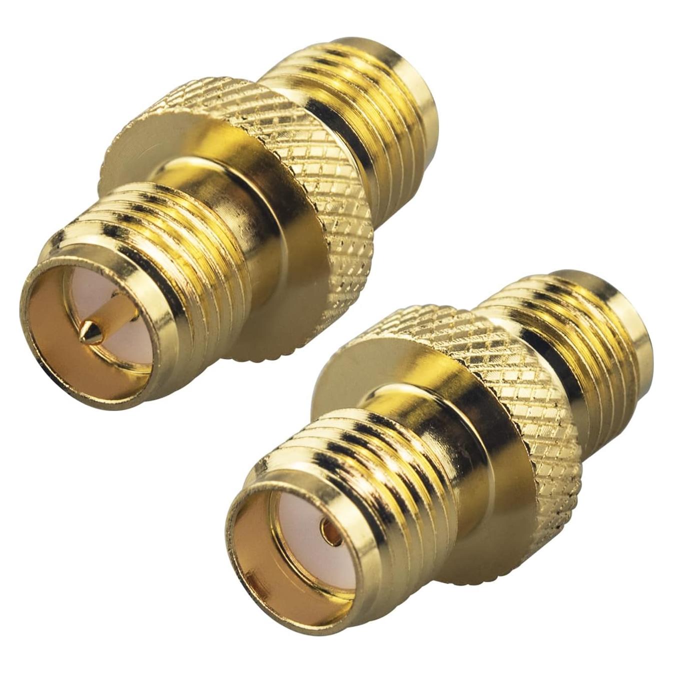 Adaptador SMA Femenino a RP-SMA Femenino Boobrie 2 Piezas