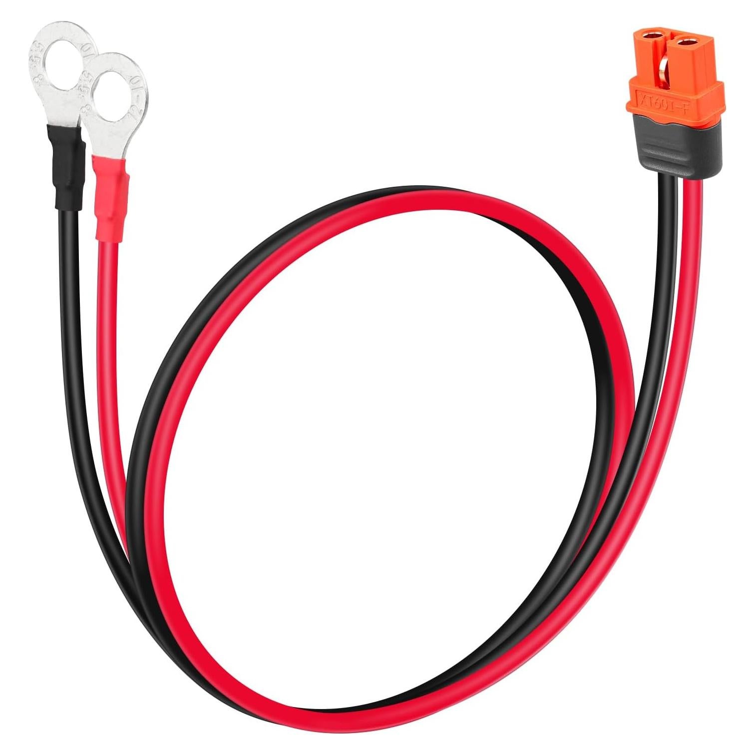 Cable de Alimentación GINTOOYUN XT60I-F a Terminal O 12AWG 60 cm