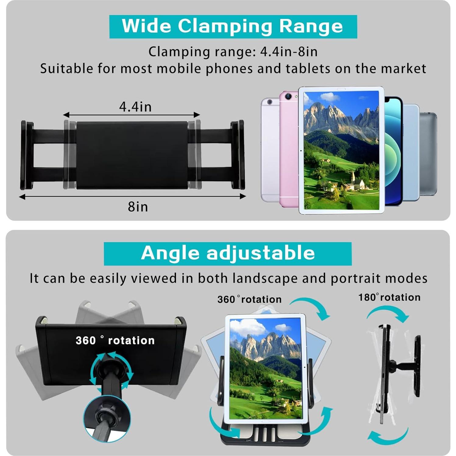 Soporte Ajustable para Controlador de Drone y Tableta HENWAFX 4.7-12.9"