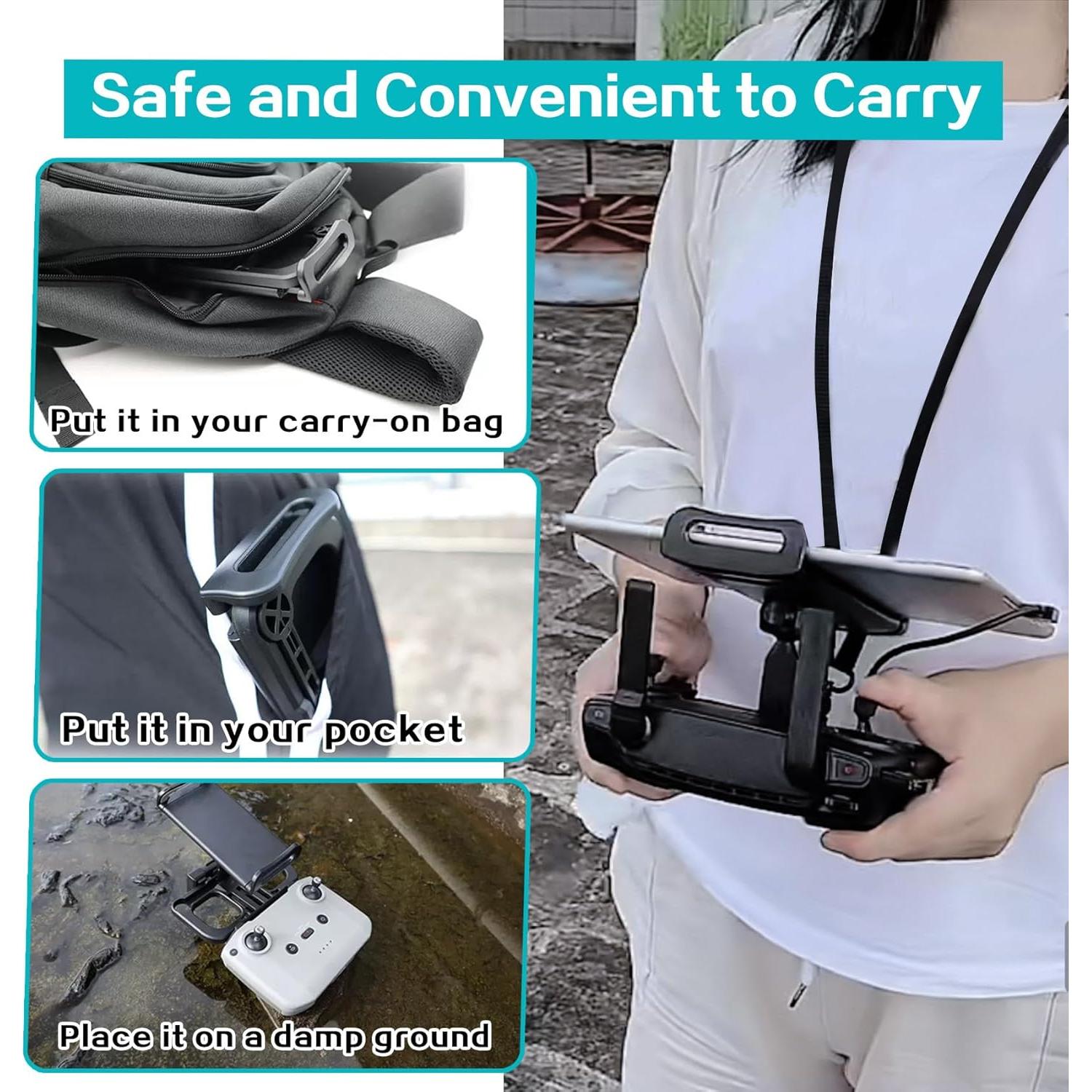 Soporte Ajustable para Controlador de Drone y Tableta HENWAFX 4.7-12.9"