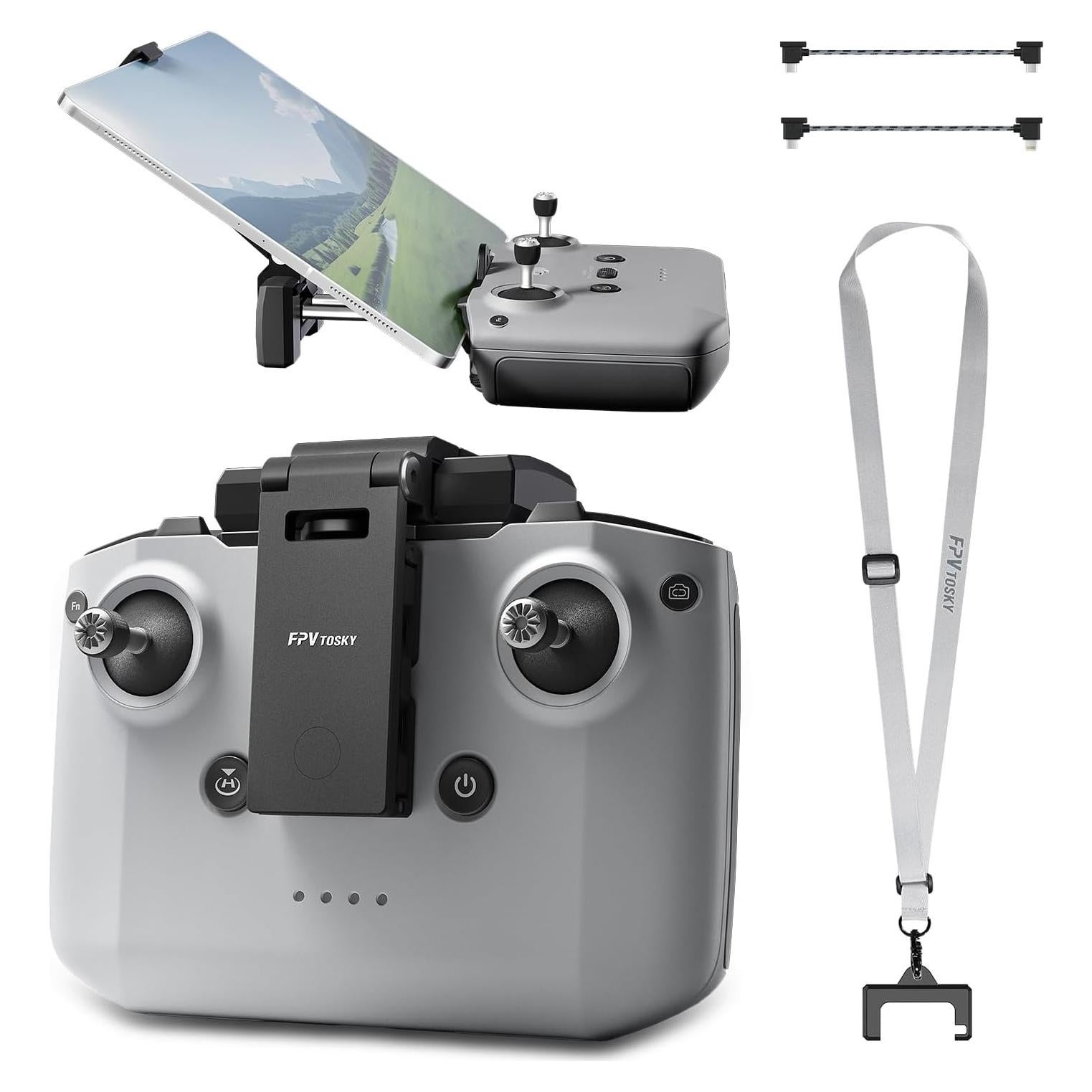 Soporte de Tableta FPVtosky para DJI Mini 5/4/3 Pro - Plegable 7-12"