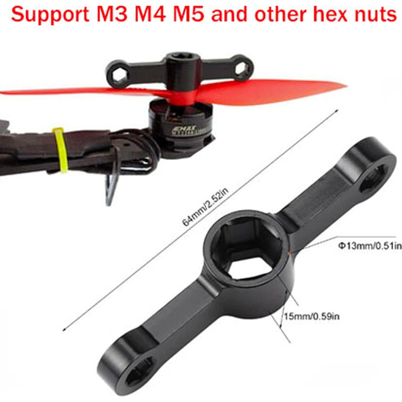 Pinzas de agarre Hobbymall para motores 17-28mm RC