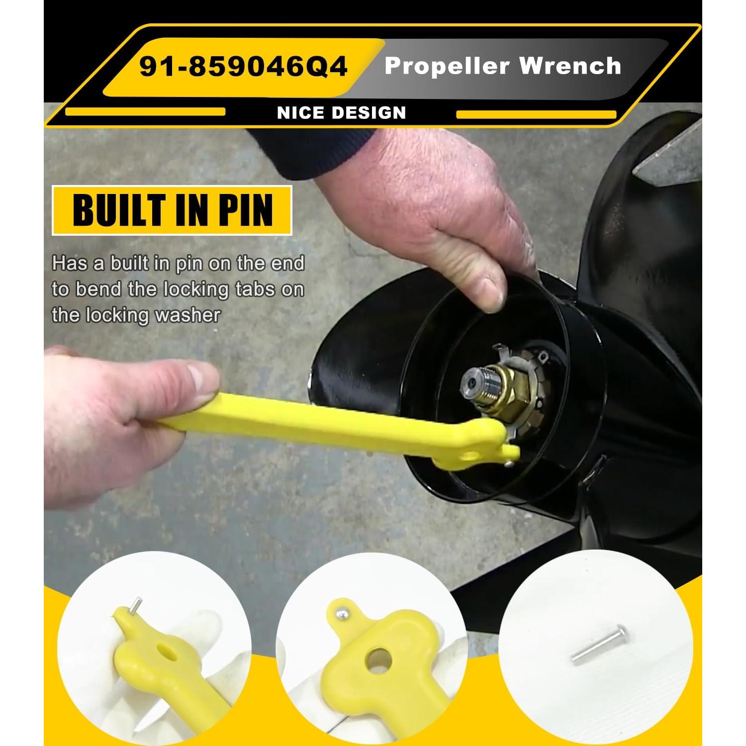 Llave de Hélice Camoo 27mm Amarilla Plástico Resistente