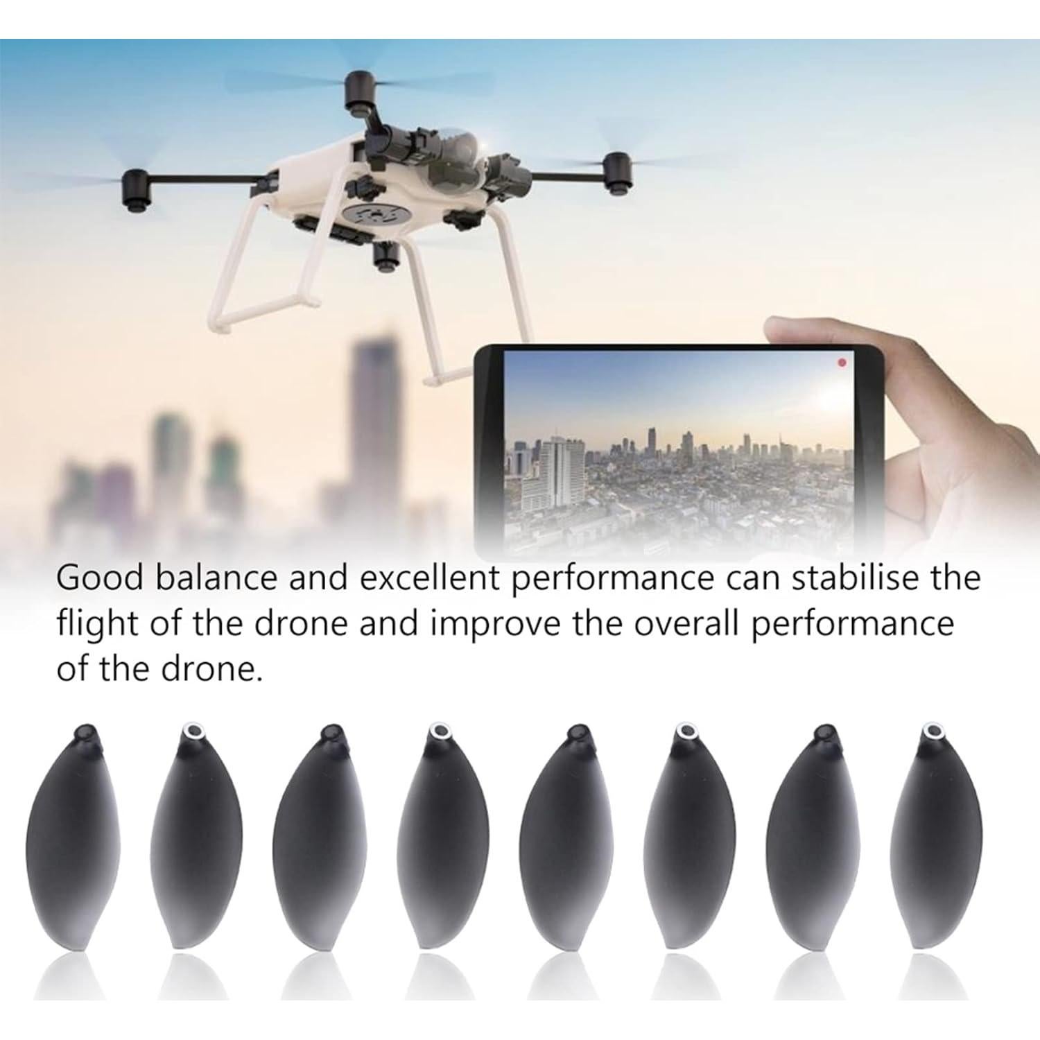 Juego de 8 Hélices de Repuesto para Drone Parrot Anafi