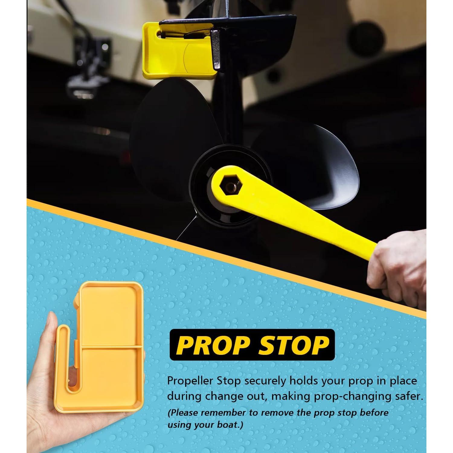 Llave de Hélice y Bloque de Parada Marina Yoursme Amarillo