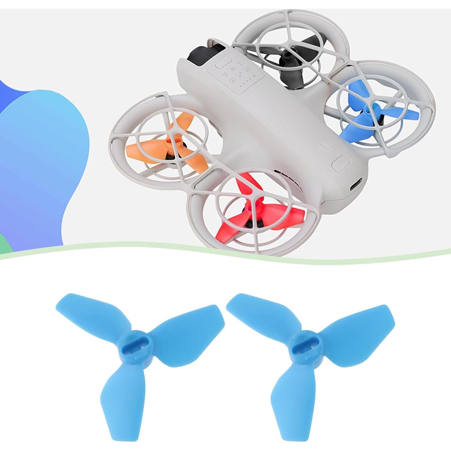 Hélices de Reemplazo Azules Briny River para Drone DJI Neo