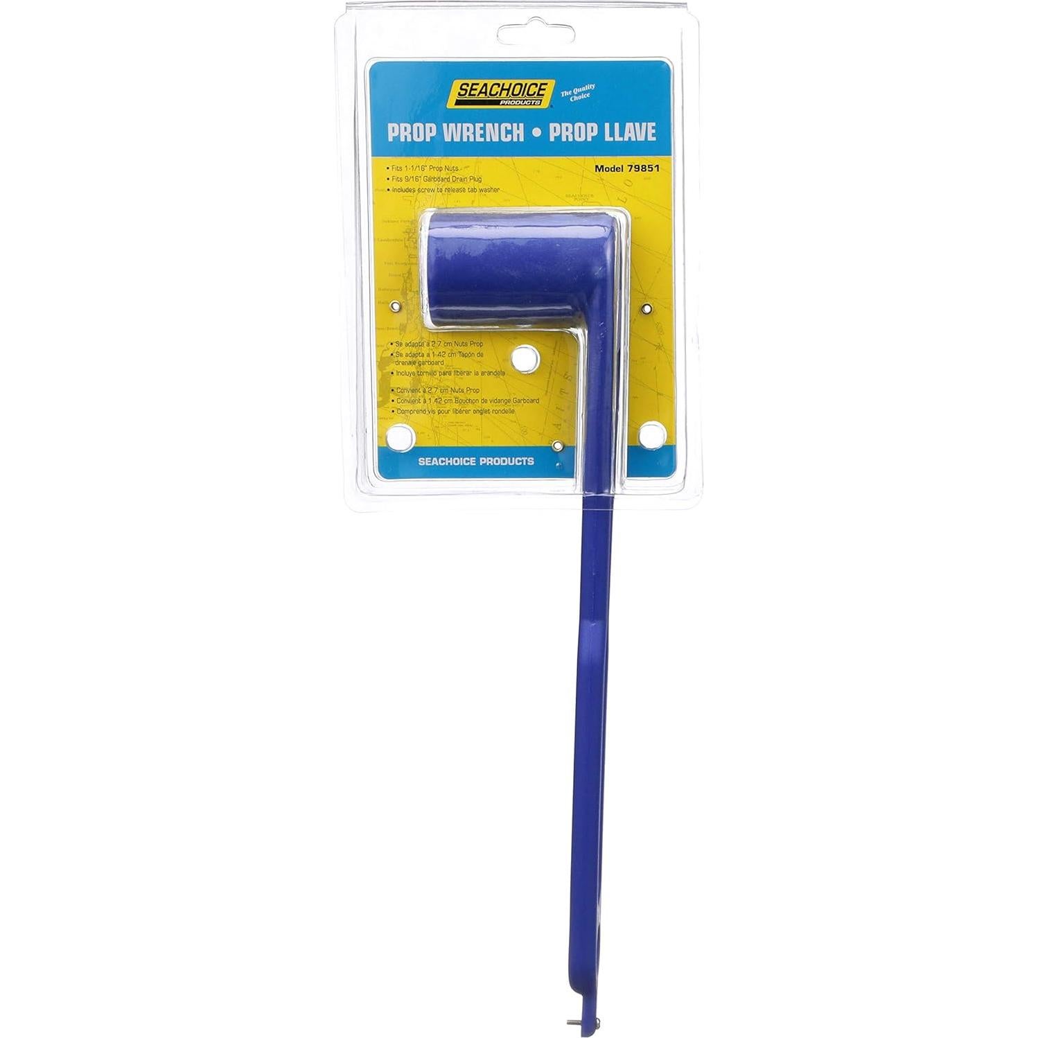 Llave de Hélice Seachoice 79851 No Corrosiva 2.7 cm Azul
