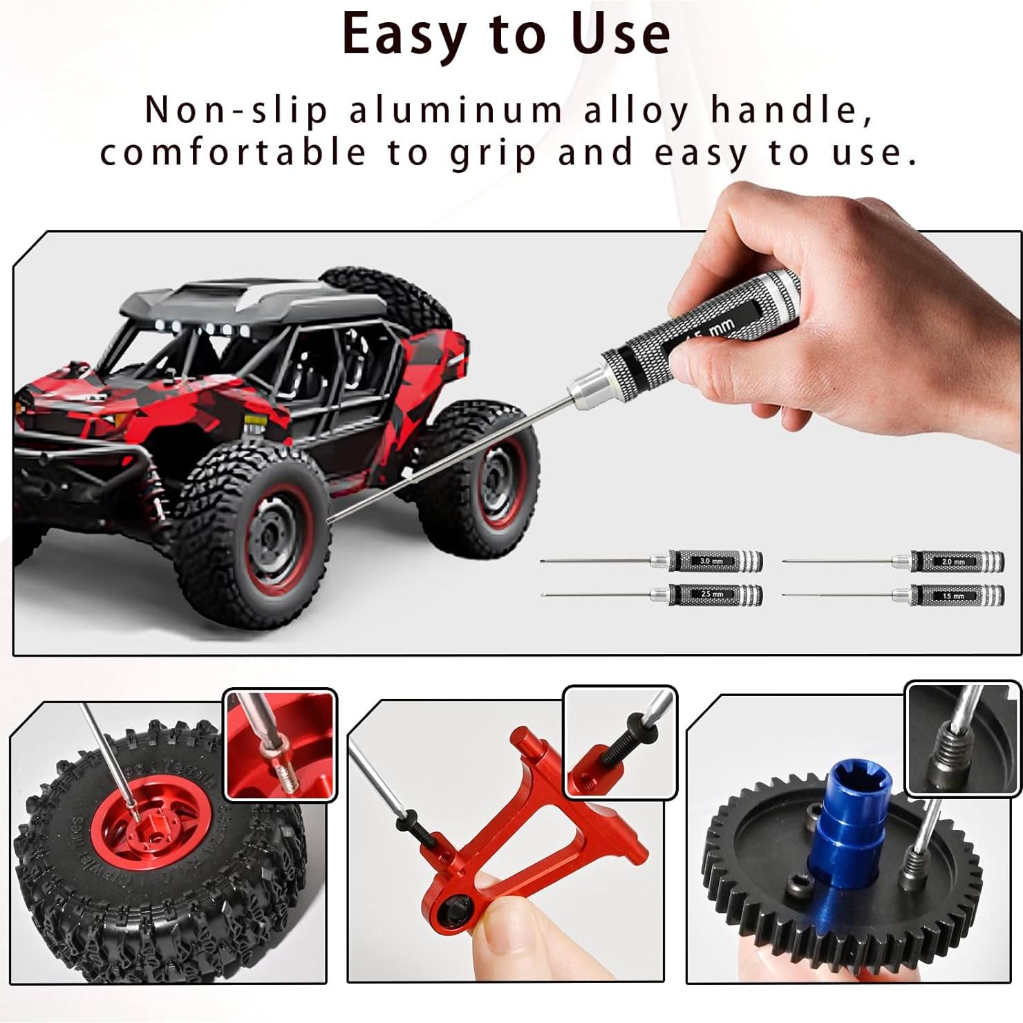 Juego de Destornilladores Hexagonales 1.5-3.0mm Fraizoe RC