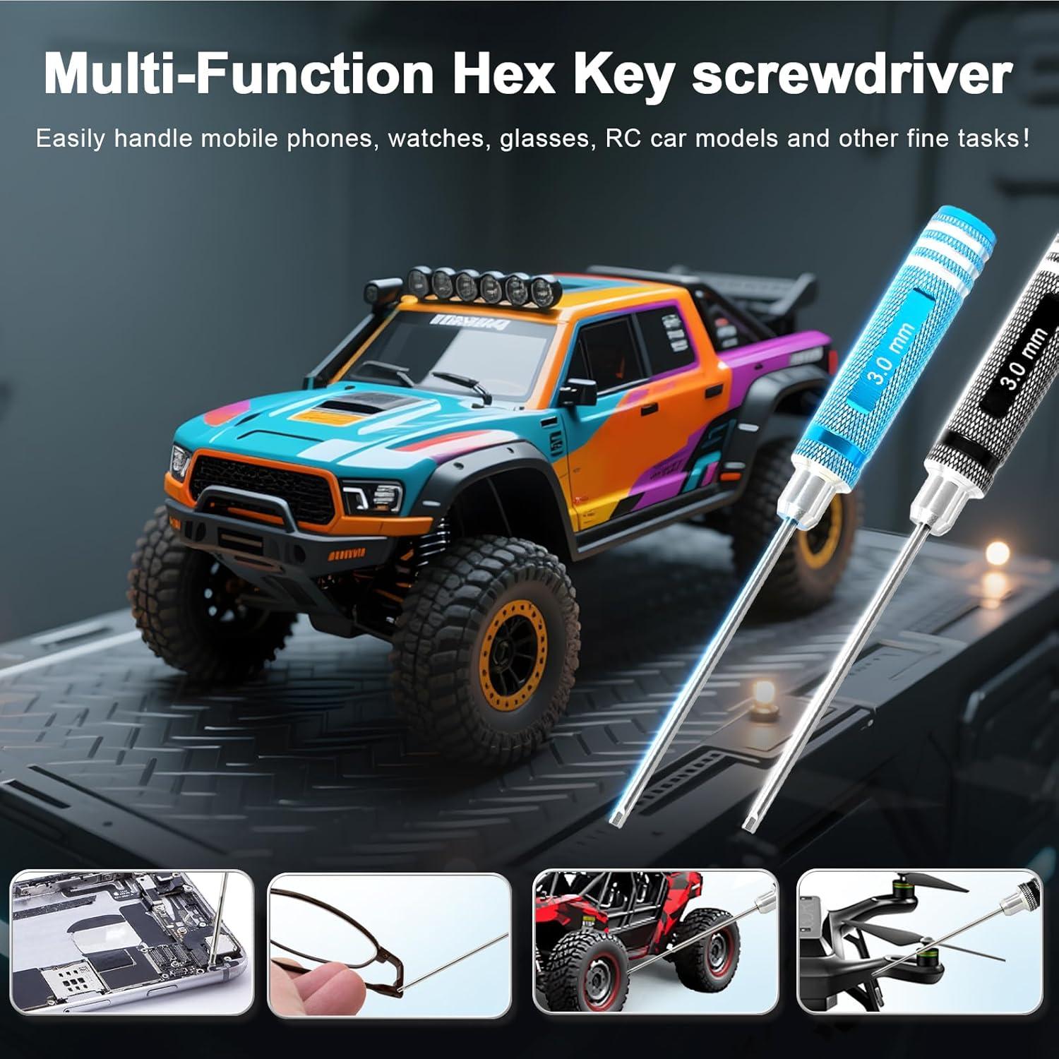 Juego de Destornilladores Hexagonales 1.5-3.0mm Fraizoe RC