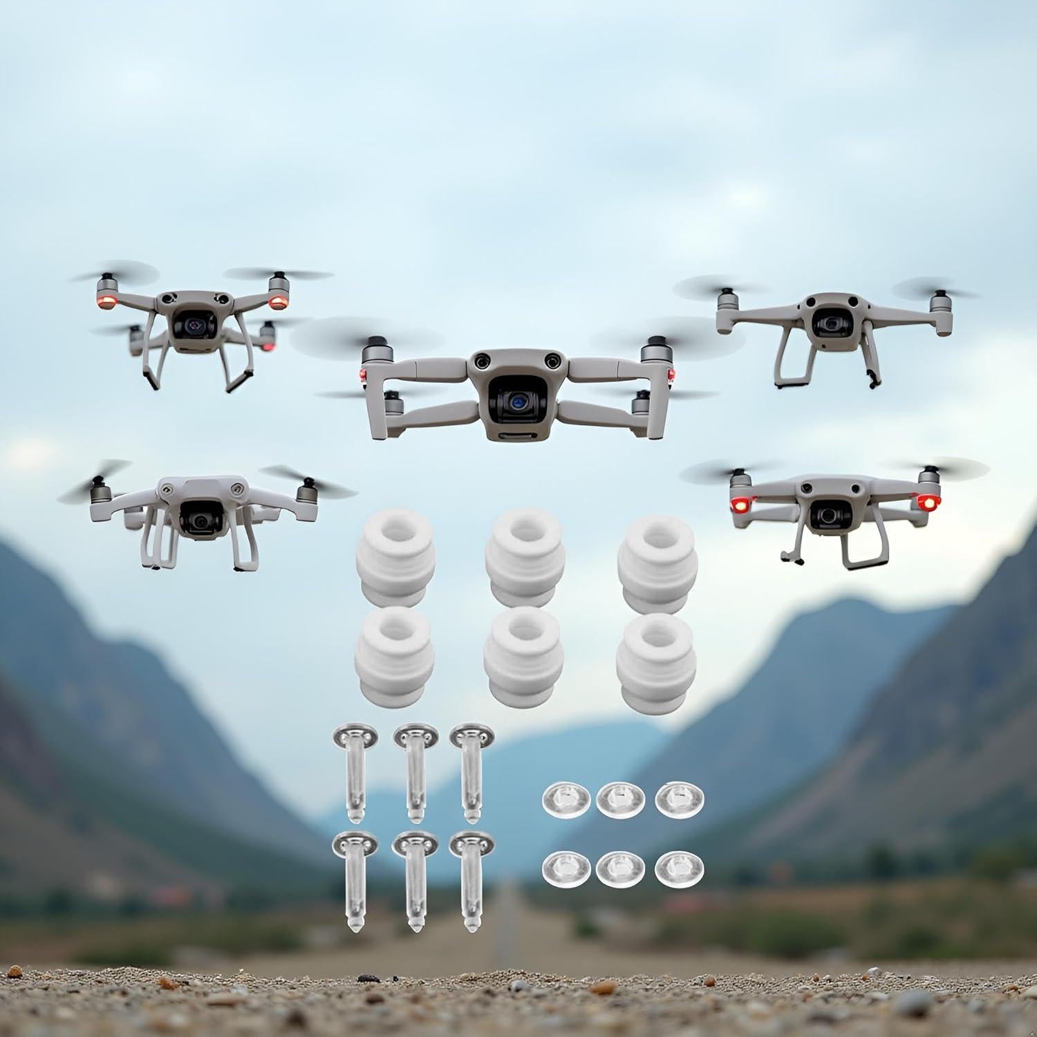 Kit de Piezas de Repuesto para Drones DJI Phantom 3 - PurYupearl