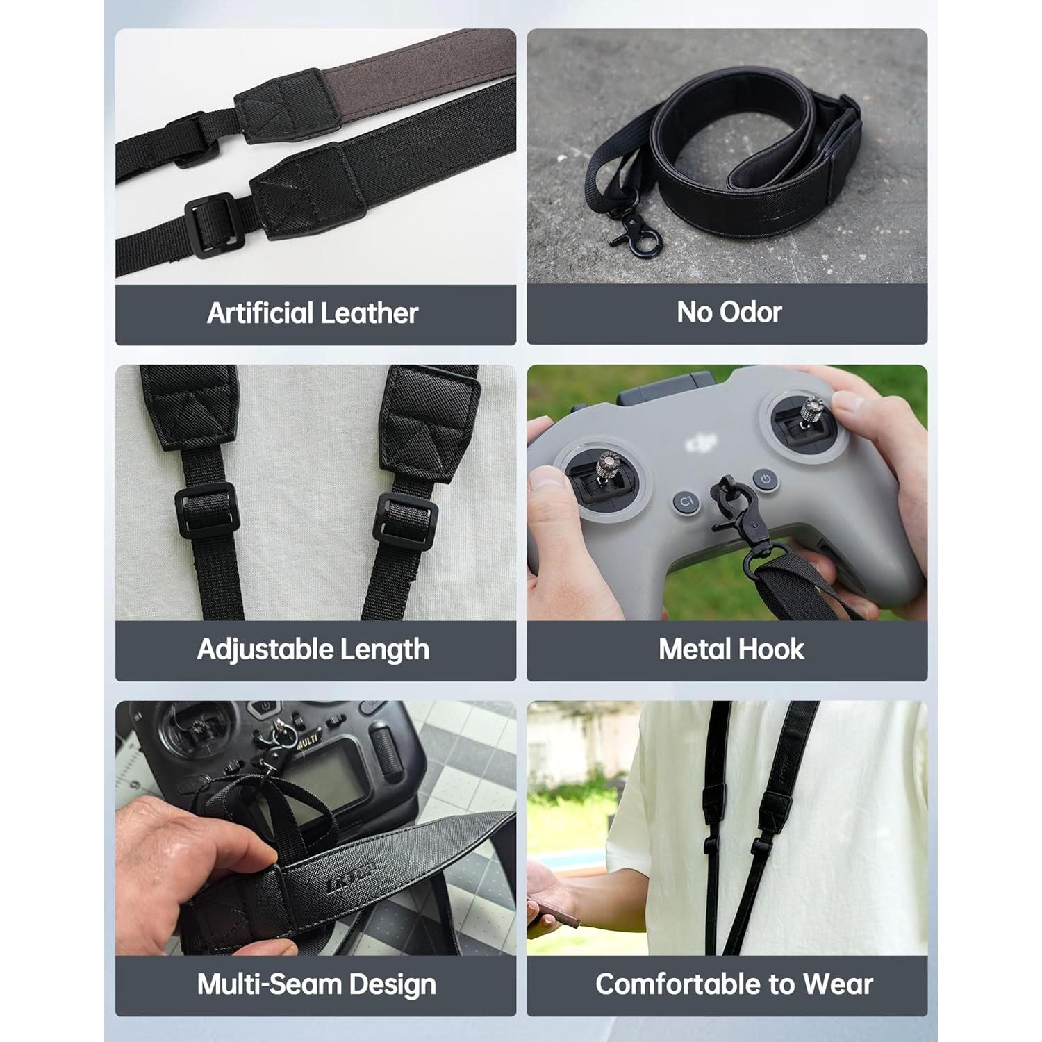Cinta Ajustable LKTOP para Controlador DJI FPV 125-160 cm