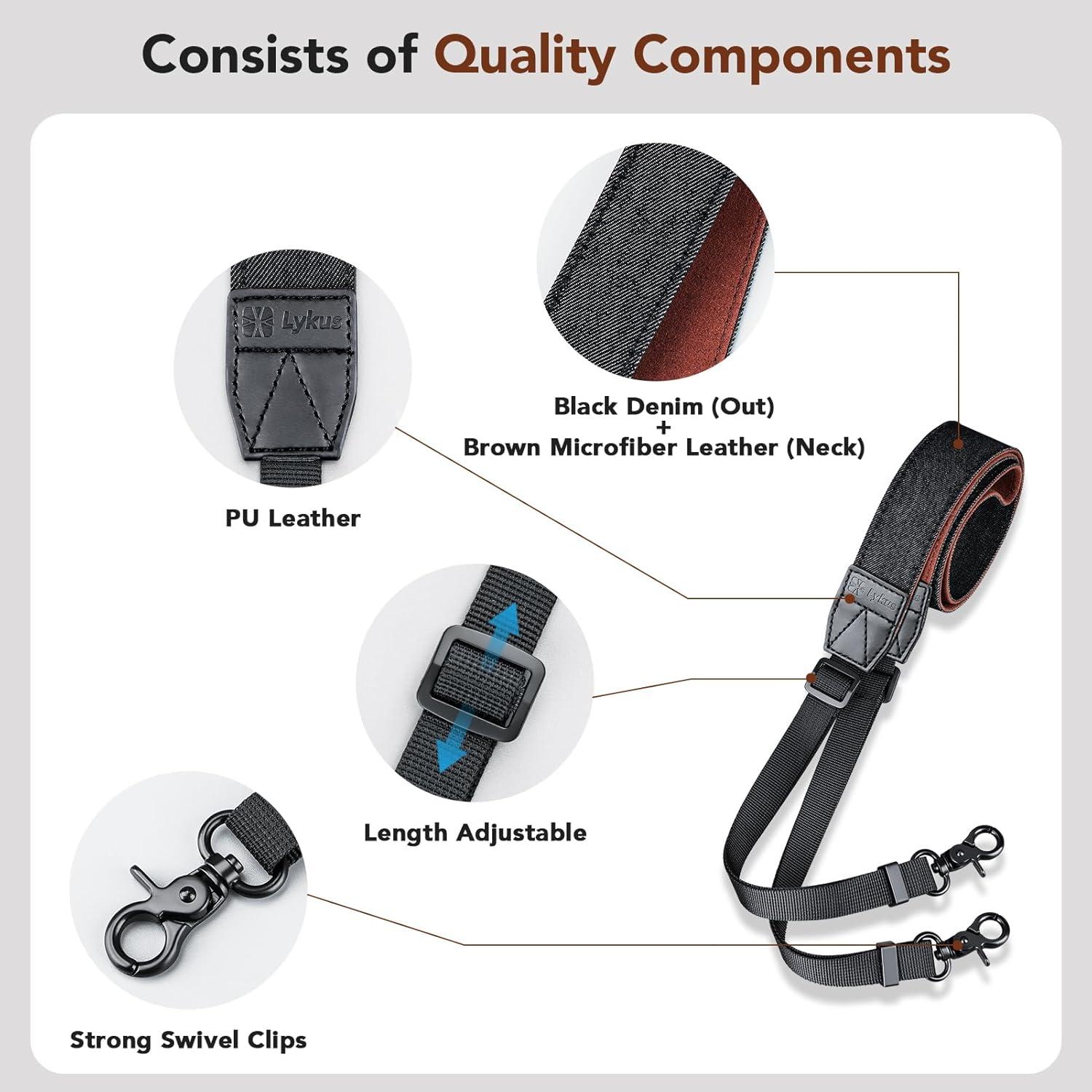 Cinta de Cuello Lykus para Controladores DJI RC - Ajustable