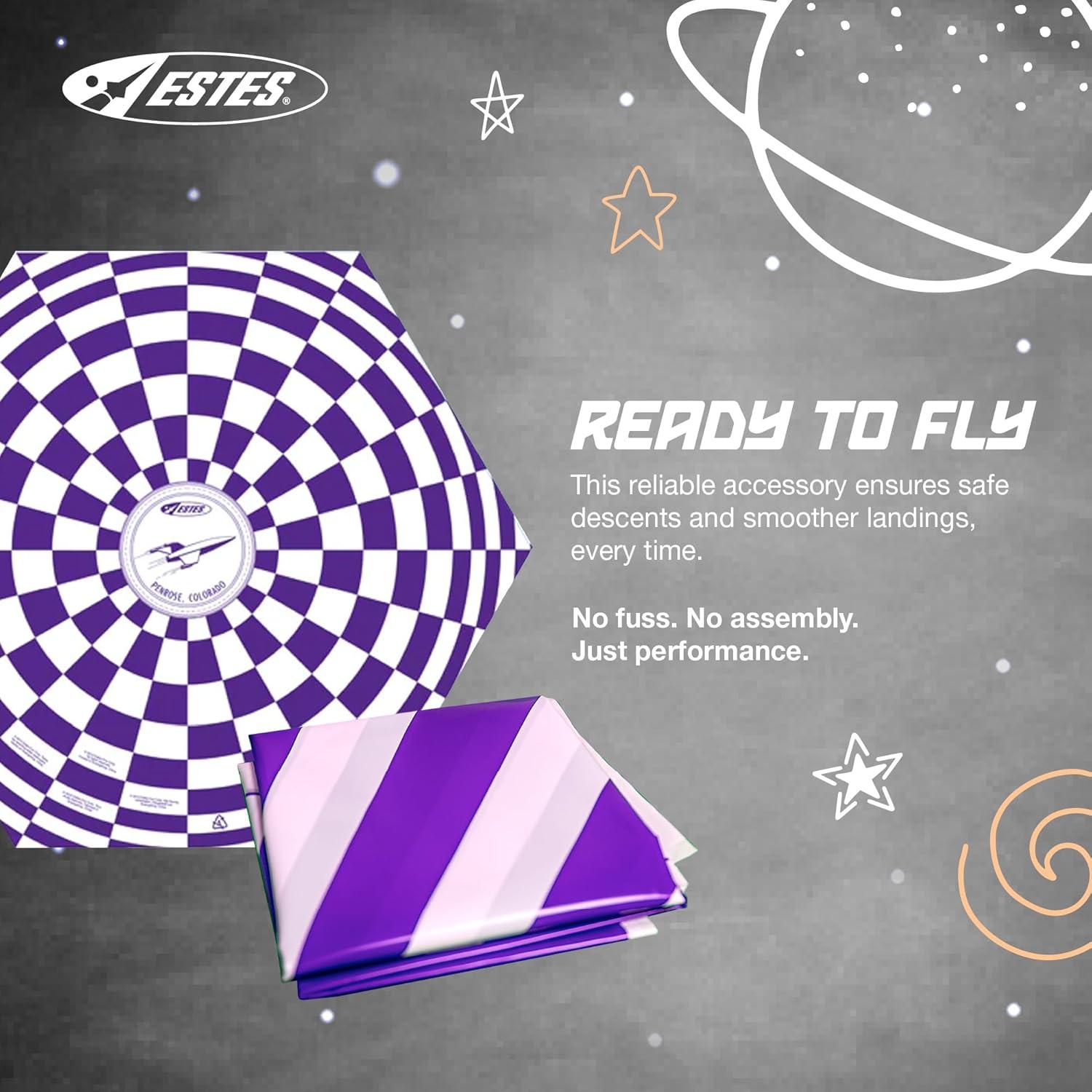 Paracaídas de 38 cm Estes 2265 para Cohetes Modelo