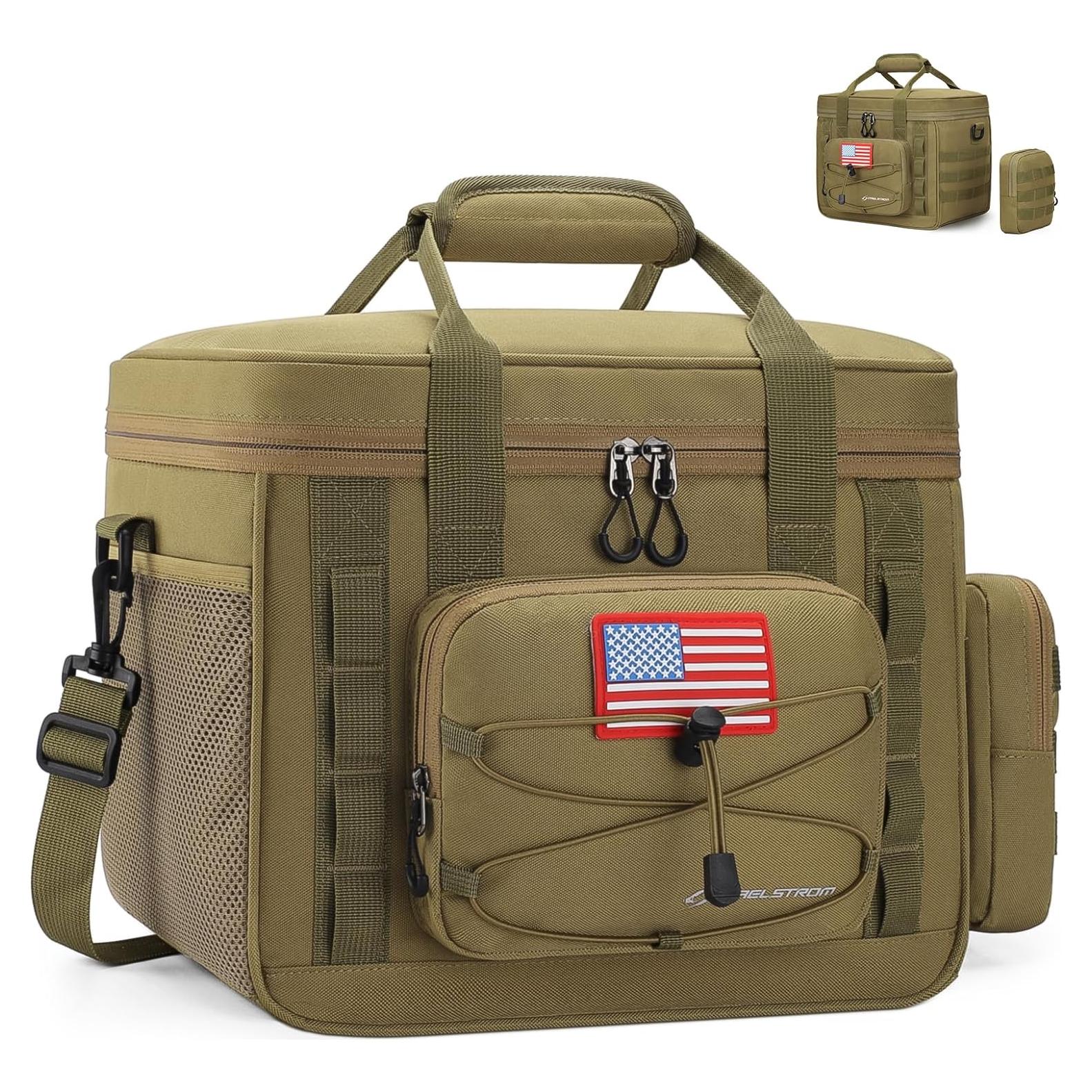 Caja de Almuerzo Táctica Maelstrom 20L Aislada Caqui