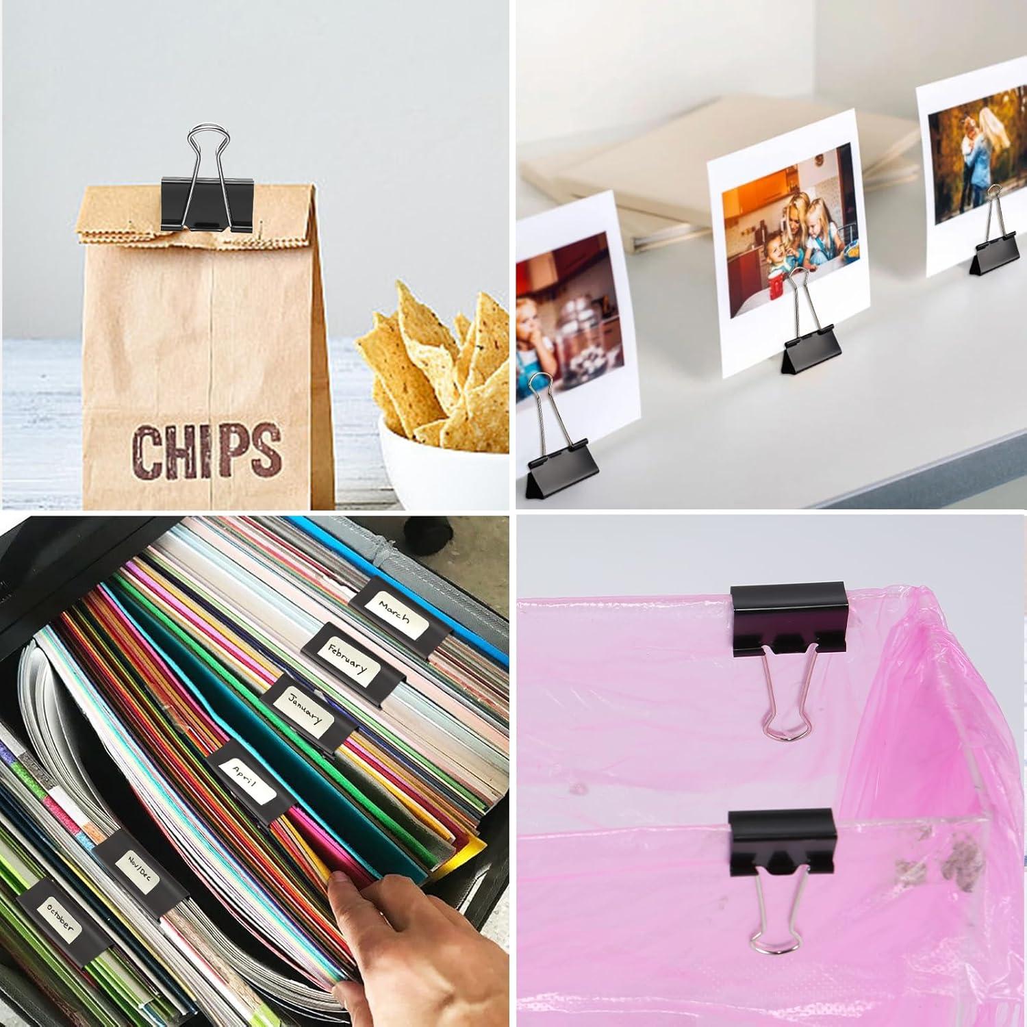 Clips de Encuadernación Pequeños Ufmarine 2.54 cm - 144 Pcs