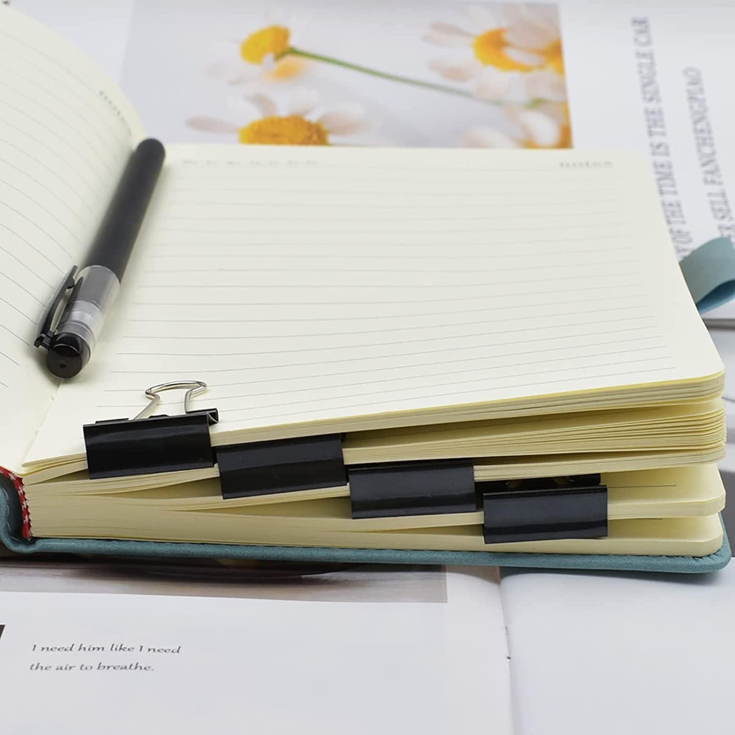 Clips de Encuadernación Pequeños Ufmarine 2.54 cm - 144 Pcs