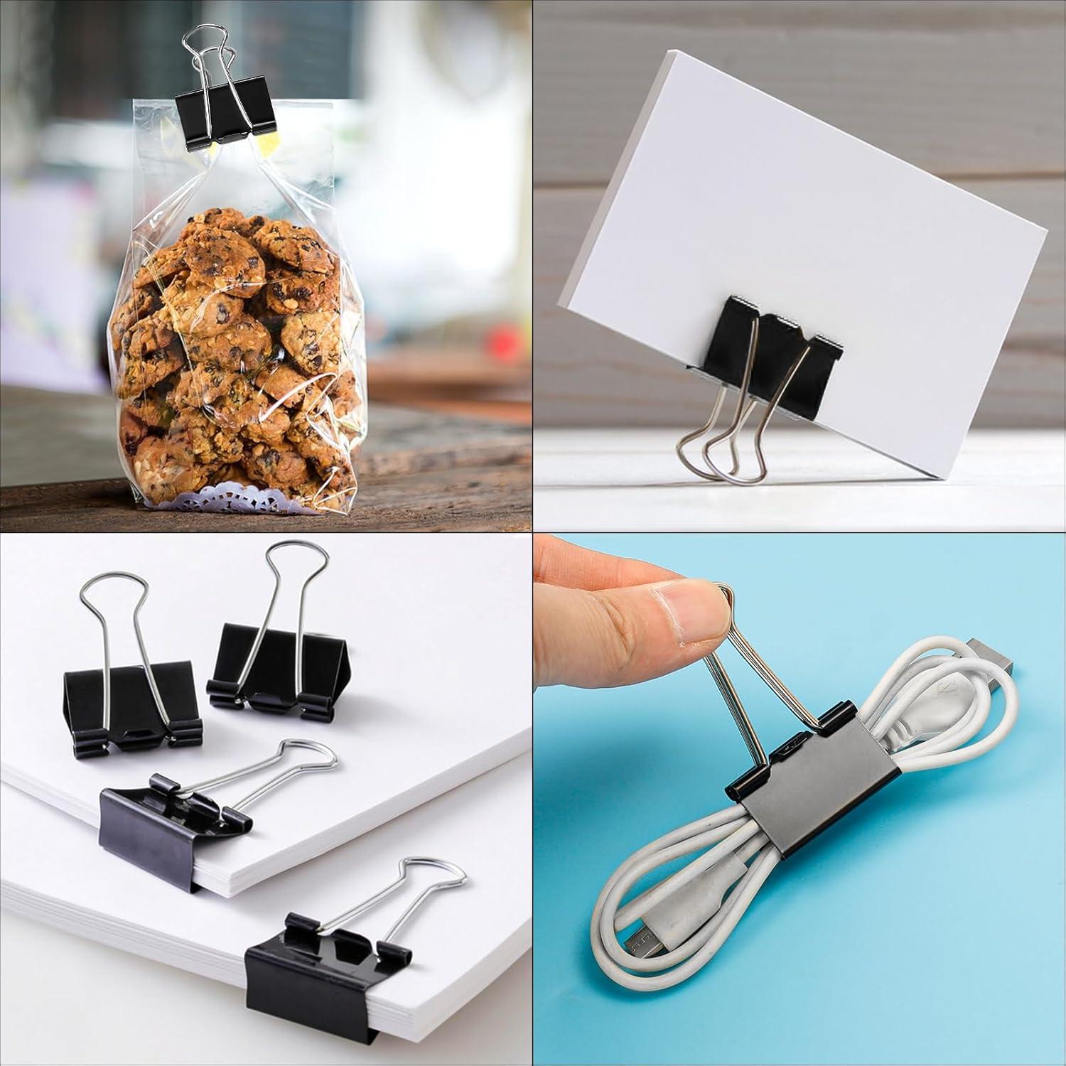 Clips de Encuadernación Pequeños Ufmarine 2.54 cm - 144 Pcs