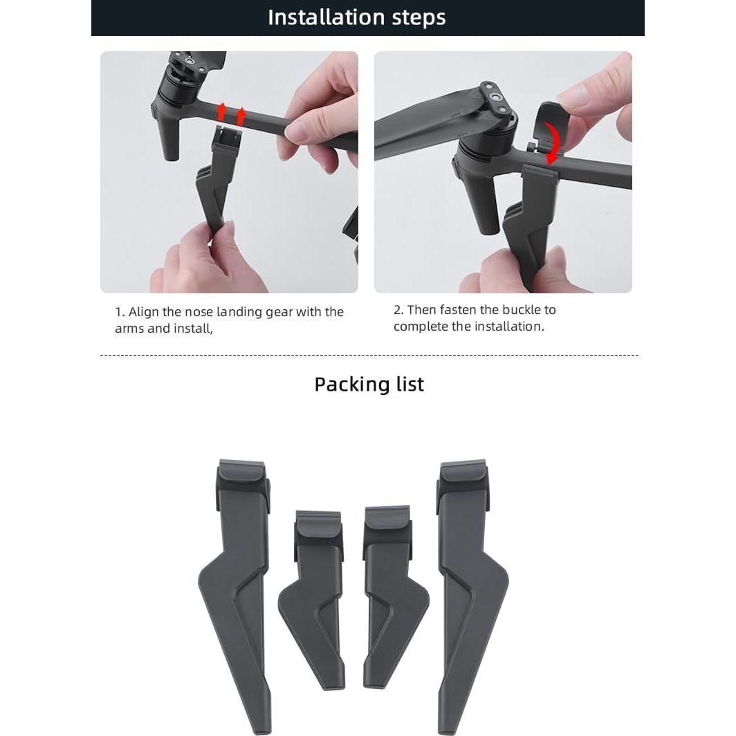 Extensiones de patas de aterrizaje BTG para DJI Mavic 3