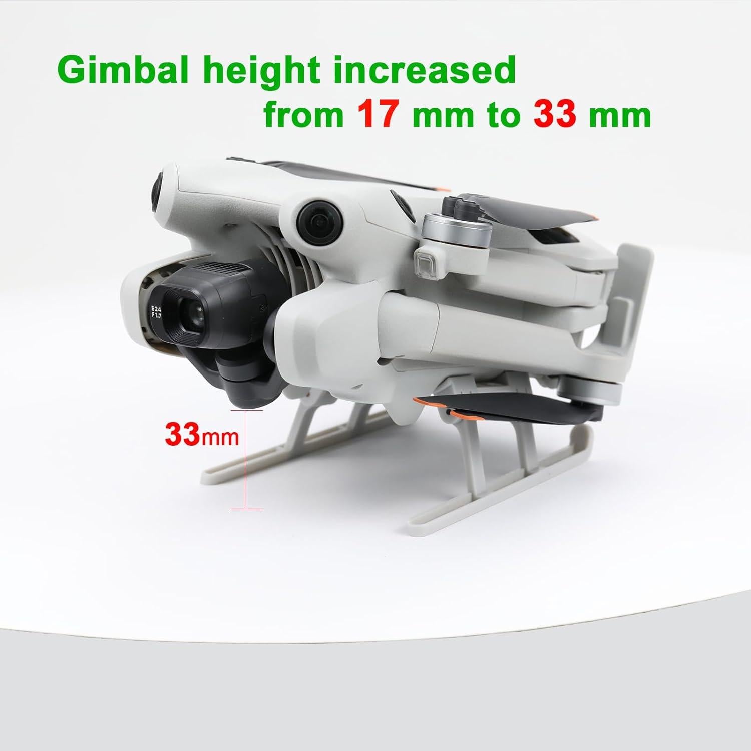 Tren de aterrizaje plegable LYONGTECH para dron DJI Mini 4 Pro