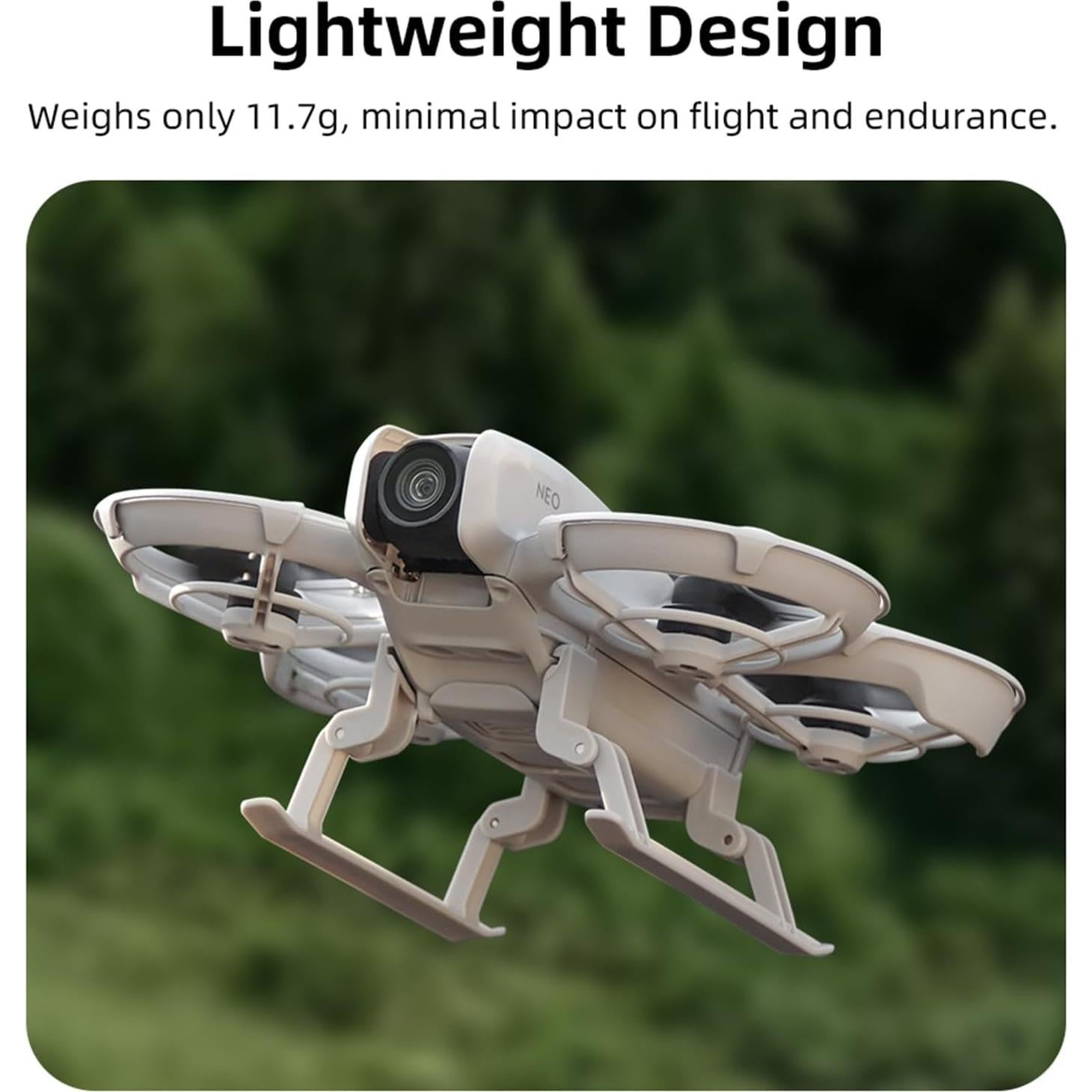 Extensiones de tren de aterrizaje FSIDIWT para dron DJI Neo