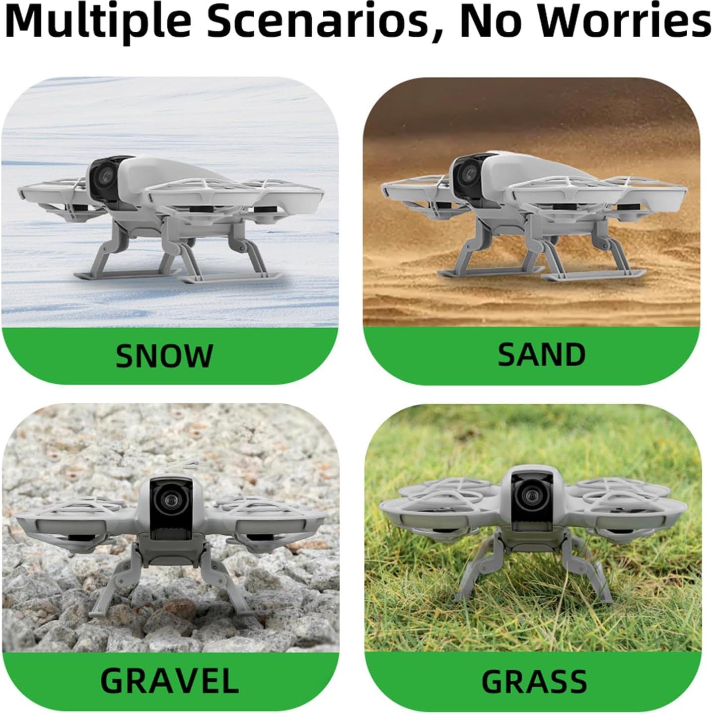 Extensiones de tren de aterrizaje FSIDIWT para dron DJI Neo