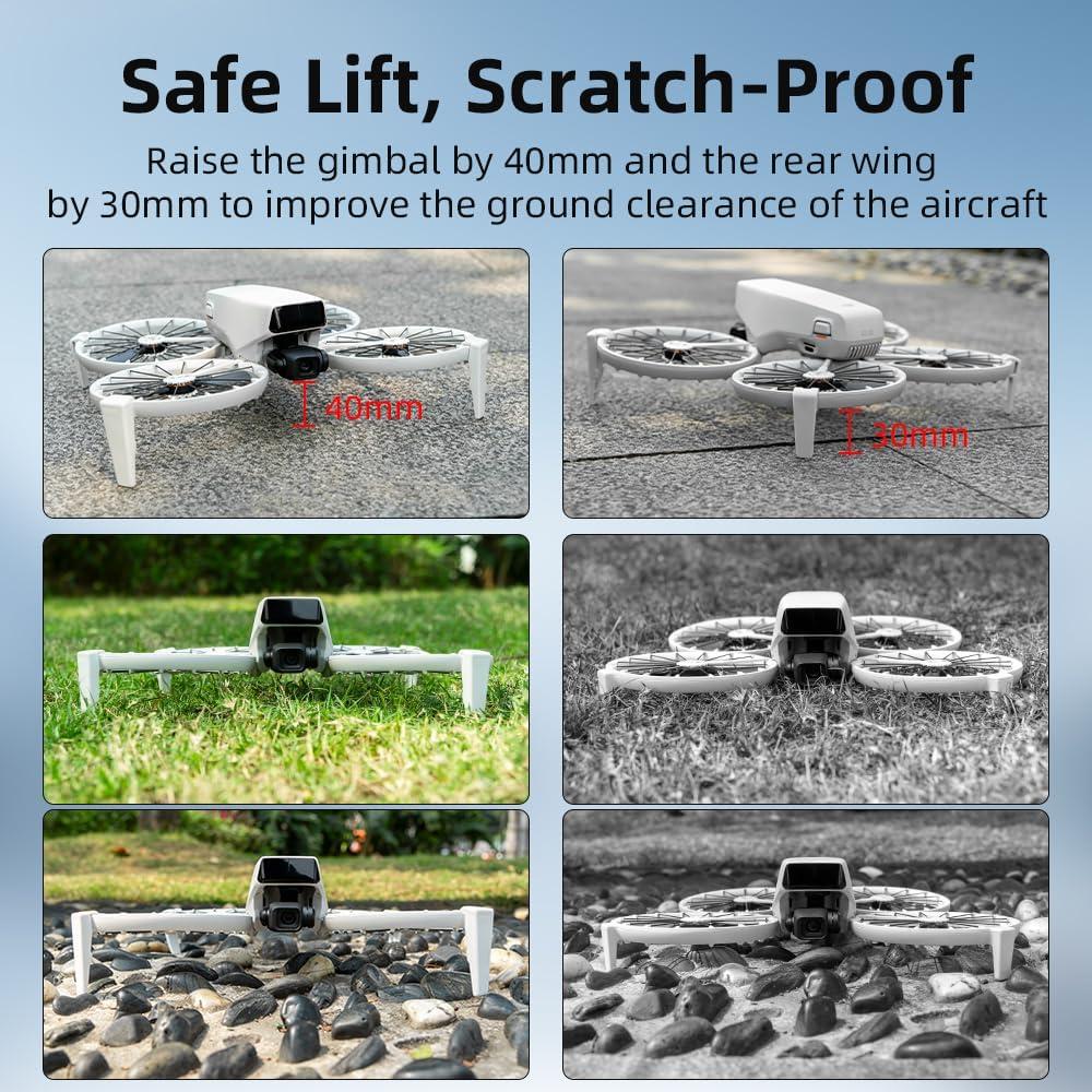 Extensiones de patas de aterrizaje BTG para dron DJI Flip