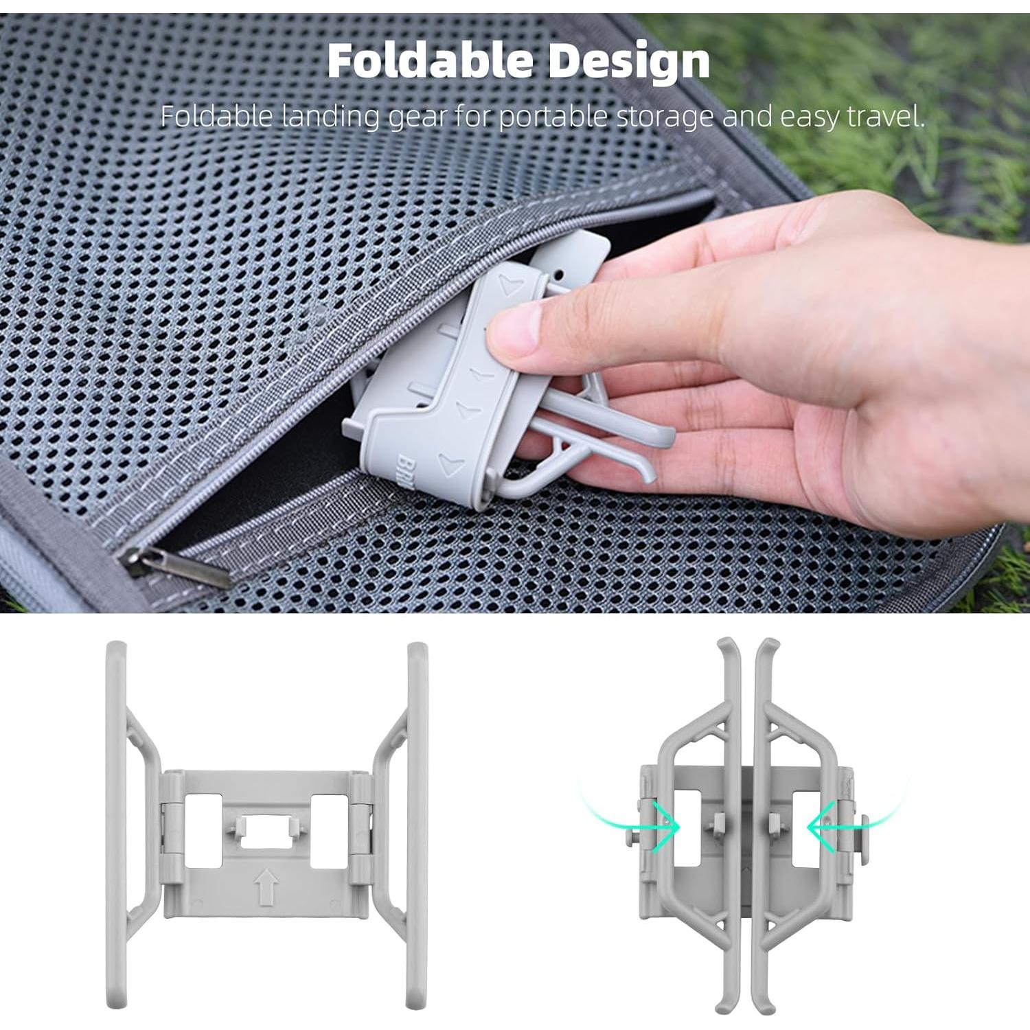 Patas de Aterrizaje HeiyRC HS720G Plegables y Ligeras