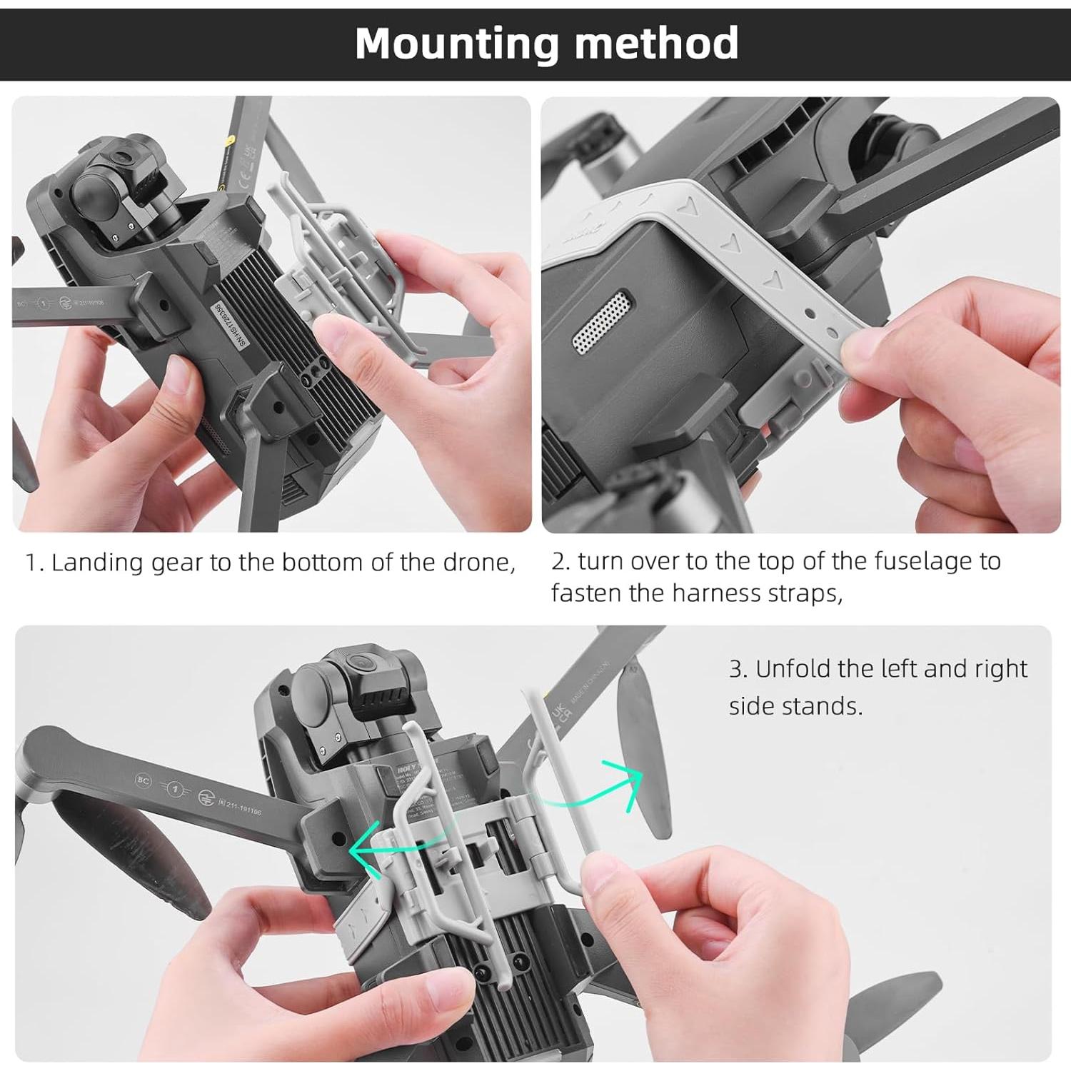 Patas de Aterrizaje HeiyRC HS720G Plegables y Ligeras