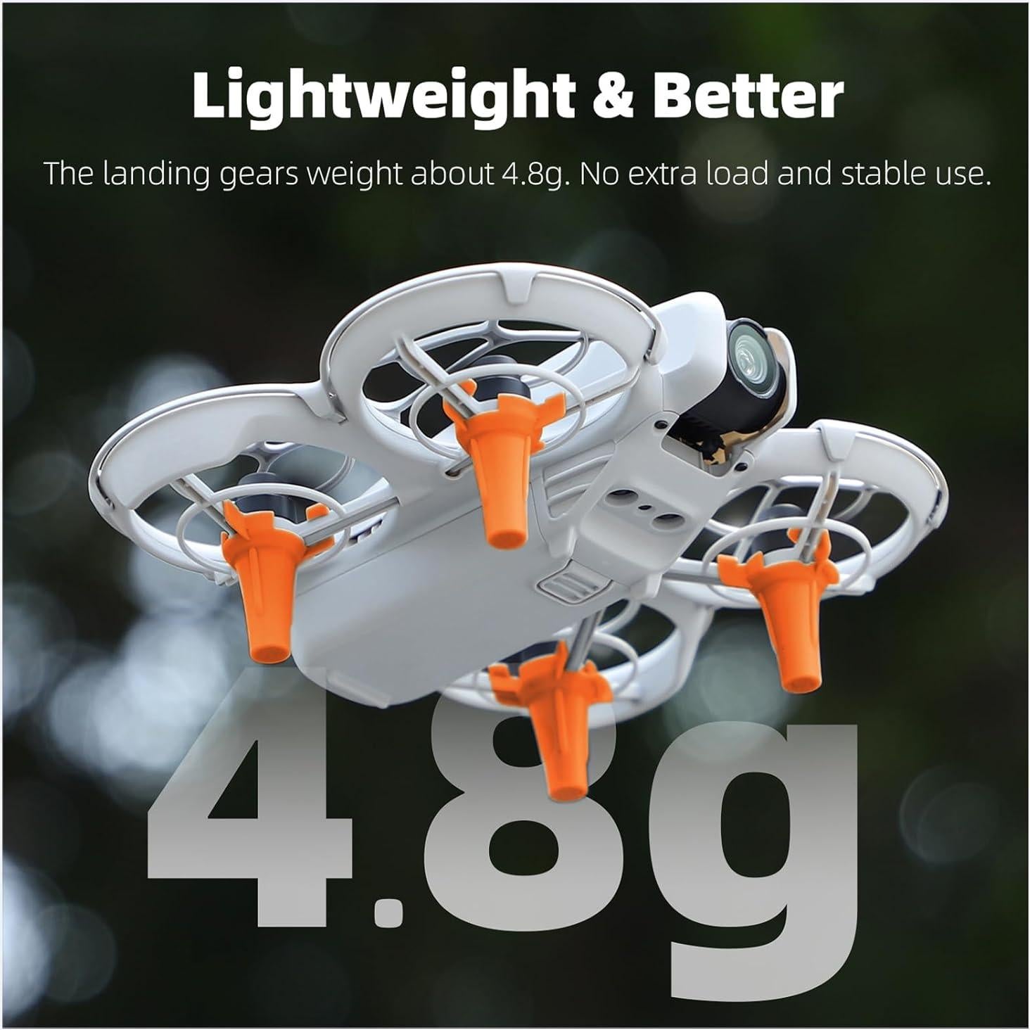 Patas de Aterrizaje Ligeras DJI NEO - Soporte Protector Naranja