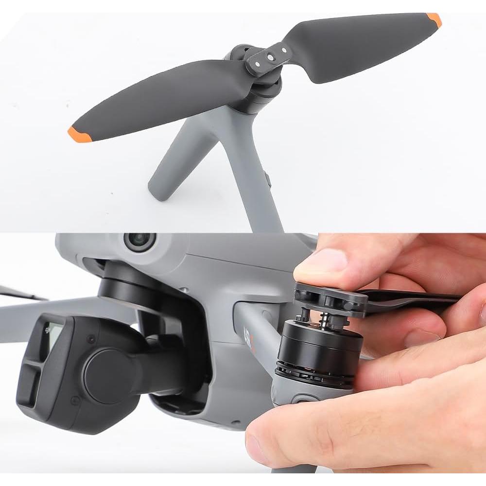 4 Hélices DJI Air 3/3S + Soporte Correa Protector BEHORSE