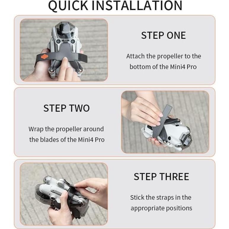 Correa de soporte para hélices BTG PU DJI Mini 4 Pro/3 Pro/3
