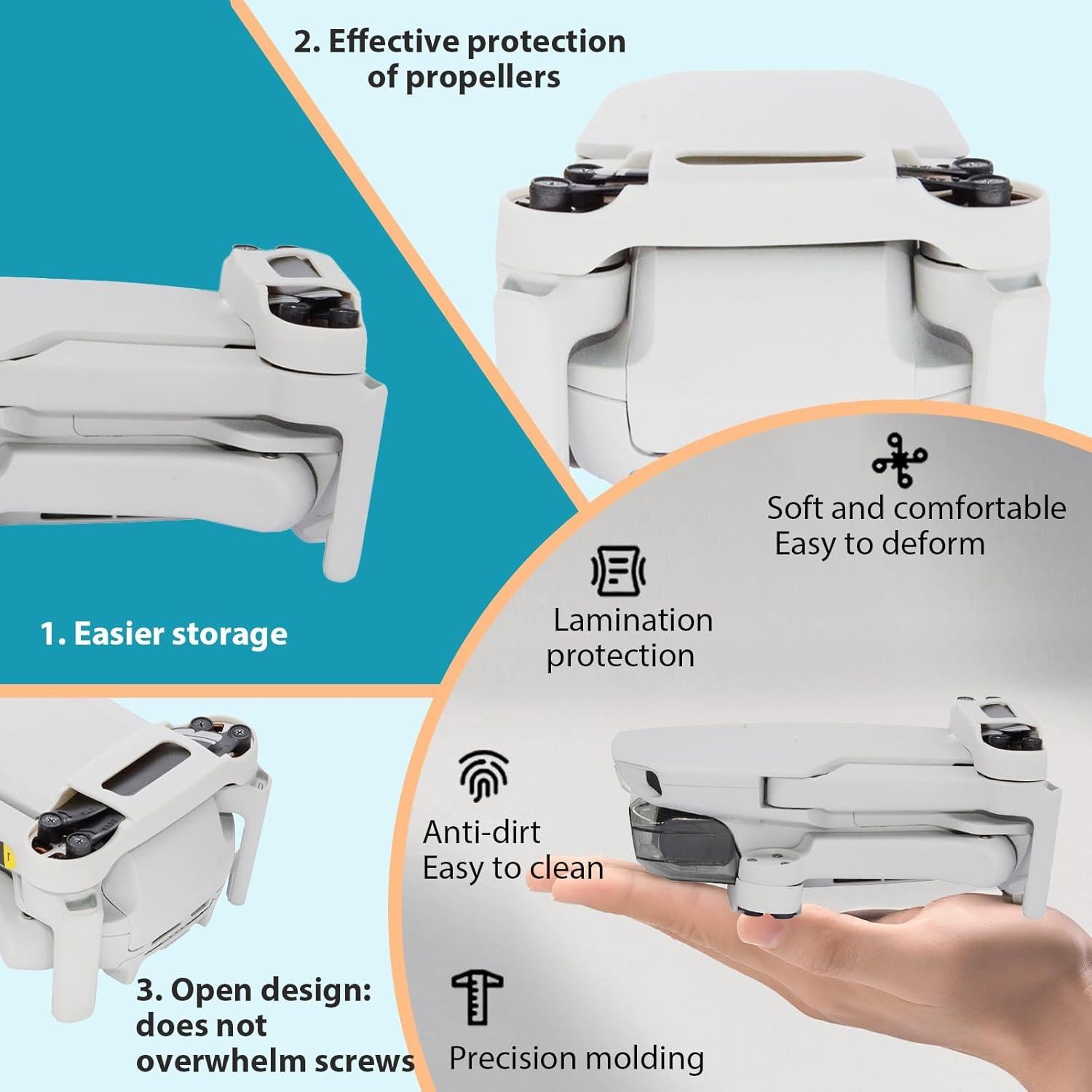 Soporte de Hélices DJI Mini 2 y Mavic Mini - 2PCS