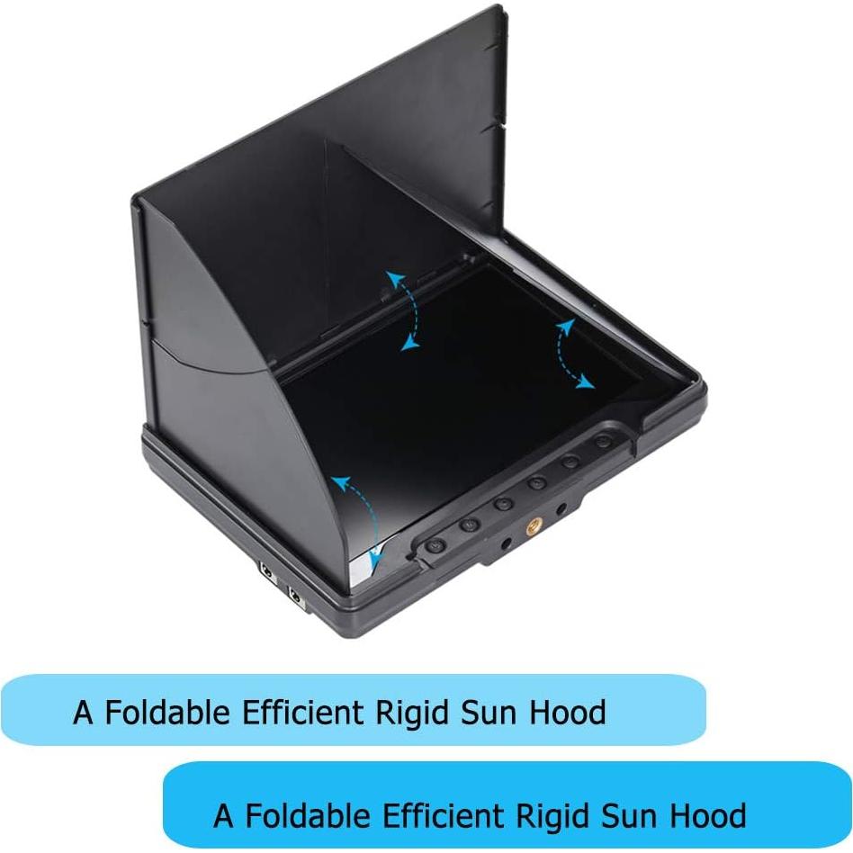 Monitor FPV Flysight Black Pearl RC801 7" 5.8GHz DVR Batería