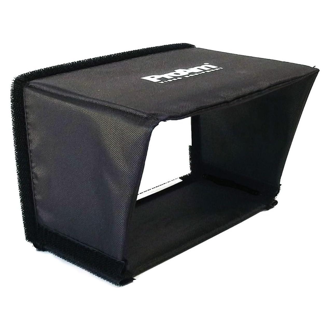 Capota Sombrilla ProAm USA para Monitores LCD 7" - Nylon Negro