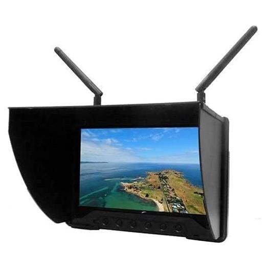 Monitor FPV Flysight Black Pearl RC801 7" HD 1024x600 con DVR