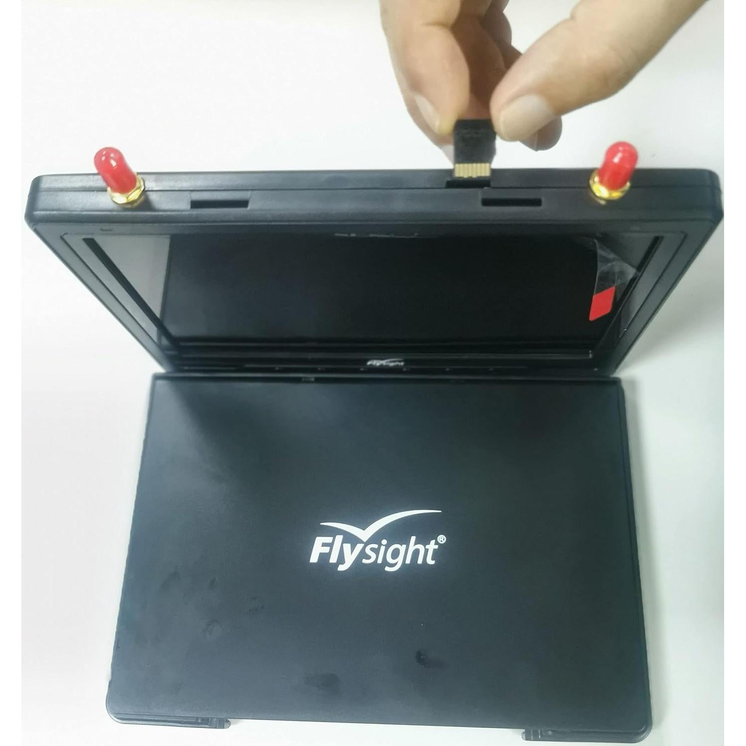 Monitor FPV Flysight Black Pearl RC801 7" HD 1024x600 con DVR