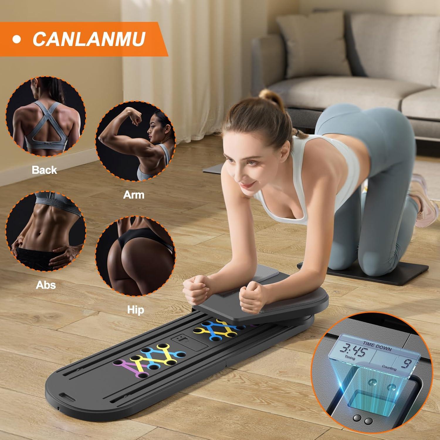 Tabla de Pilates Canlanmu Multifuncional Plegable 150kg