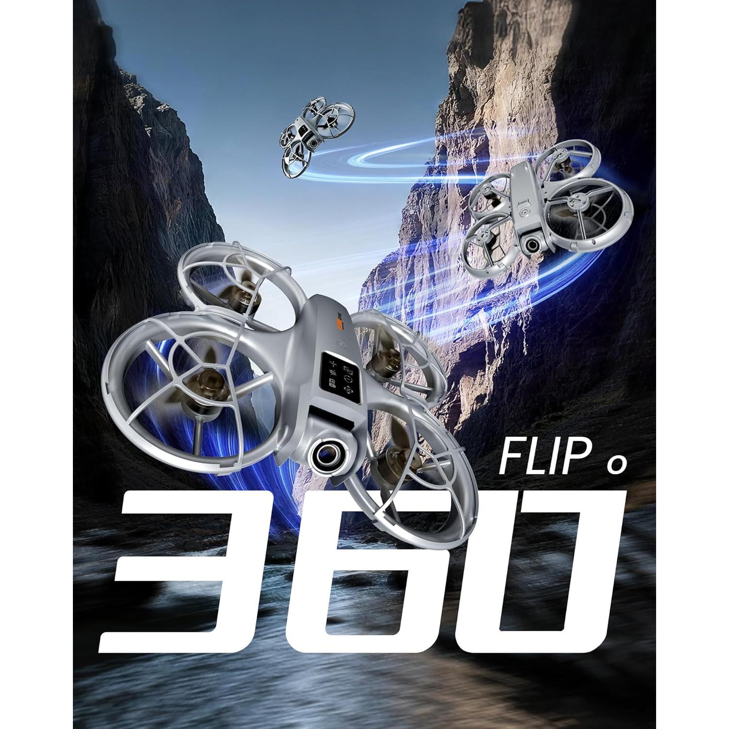 Drone Cuadricóptero RC Wheat Run con Cámara y 2 Baterías