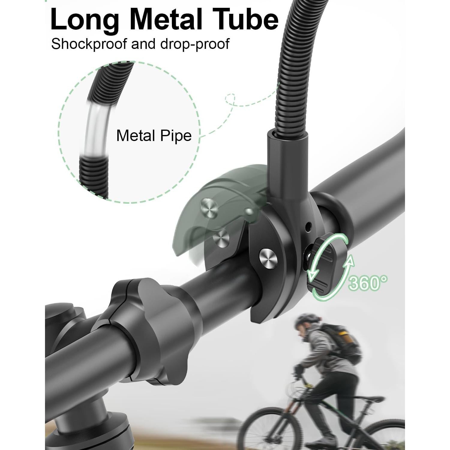 Soporte para Tableta FreeSave con Manillar Flexible 6.1-15.6"