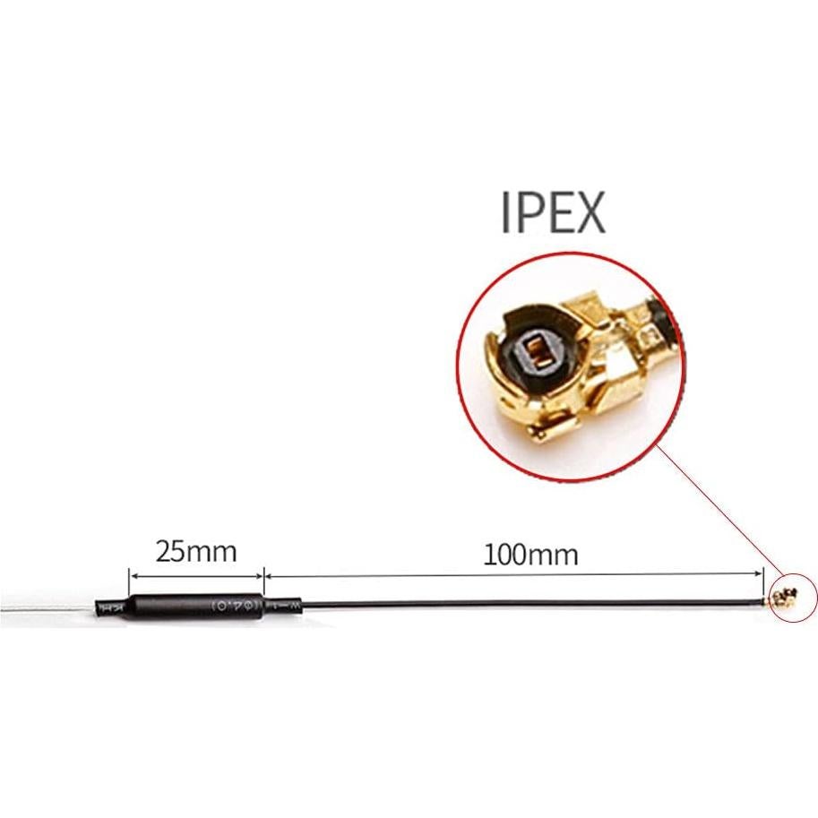 Antena de Recepción CORONIR IPEX 2.4G Omnidireccional 3dBi - Paquete de 3