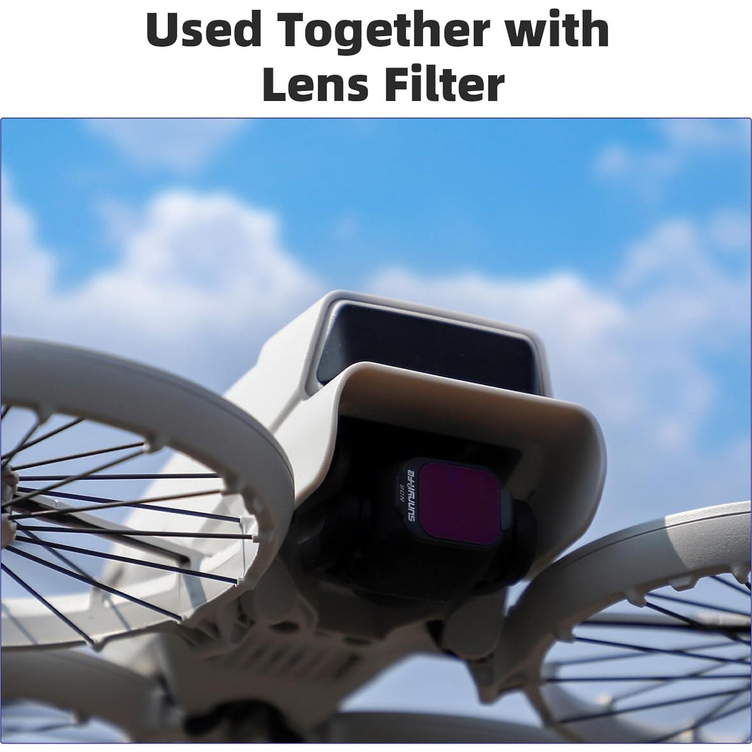 Capucha de lente DJI Flip - Protector antirreflejo para gimbal